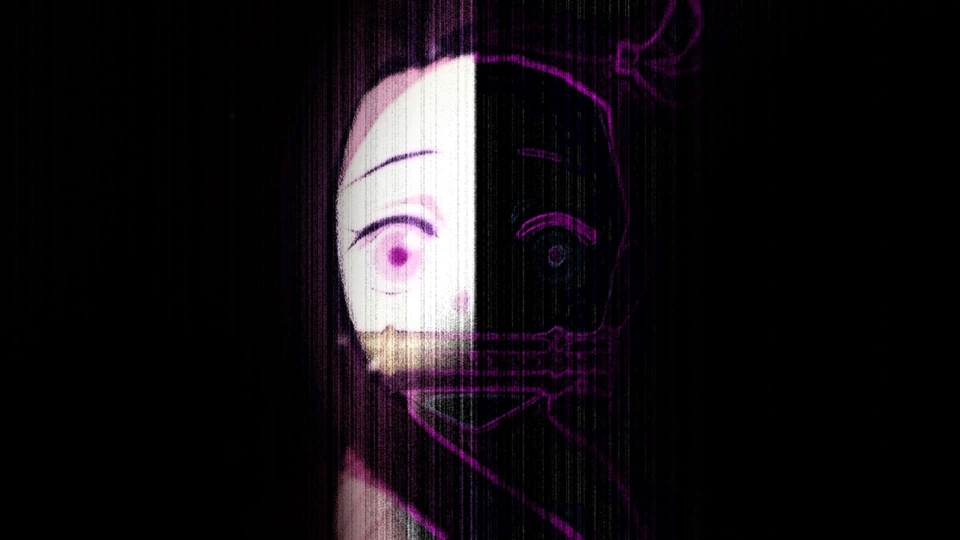 Fondo oscuro de Demon Slayer para iPhone Fondos de pantalla