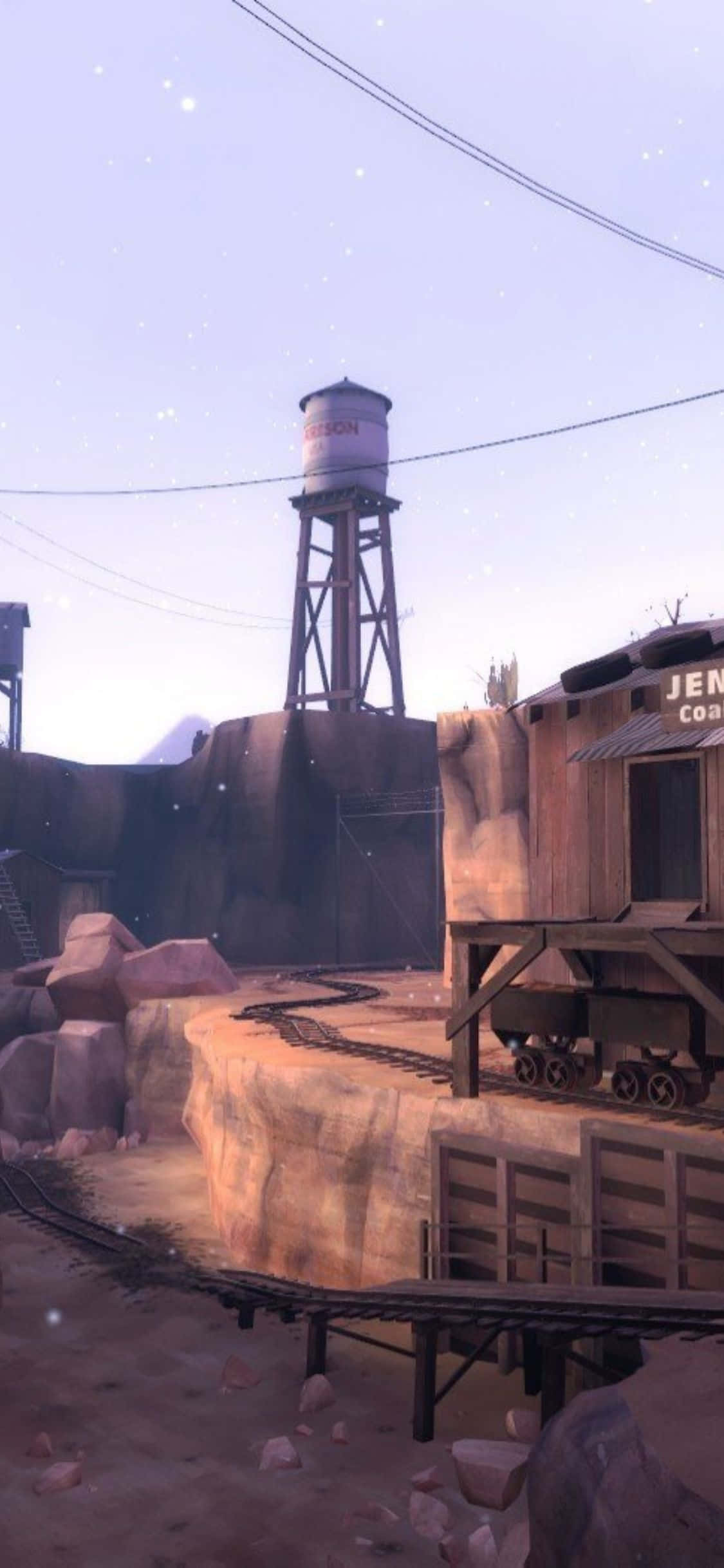 Fondo de Dustbowl de Team Fortress 2 para iPhone XS Fondos de pantalla