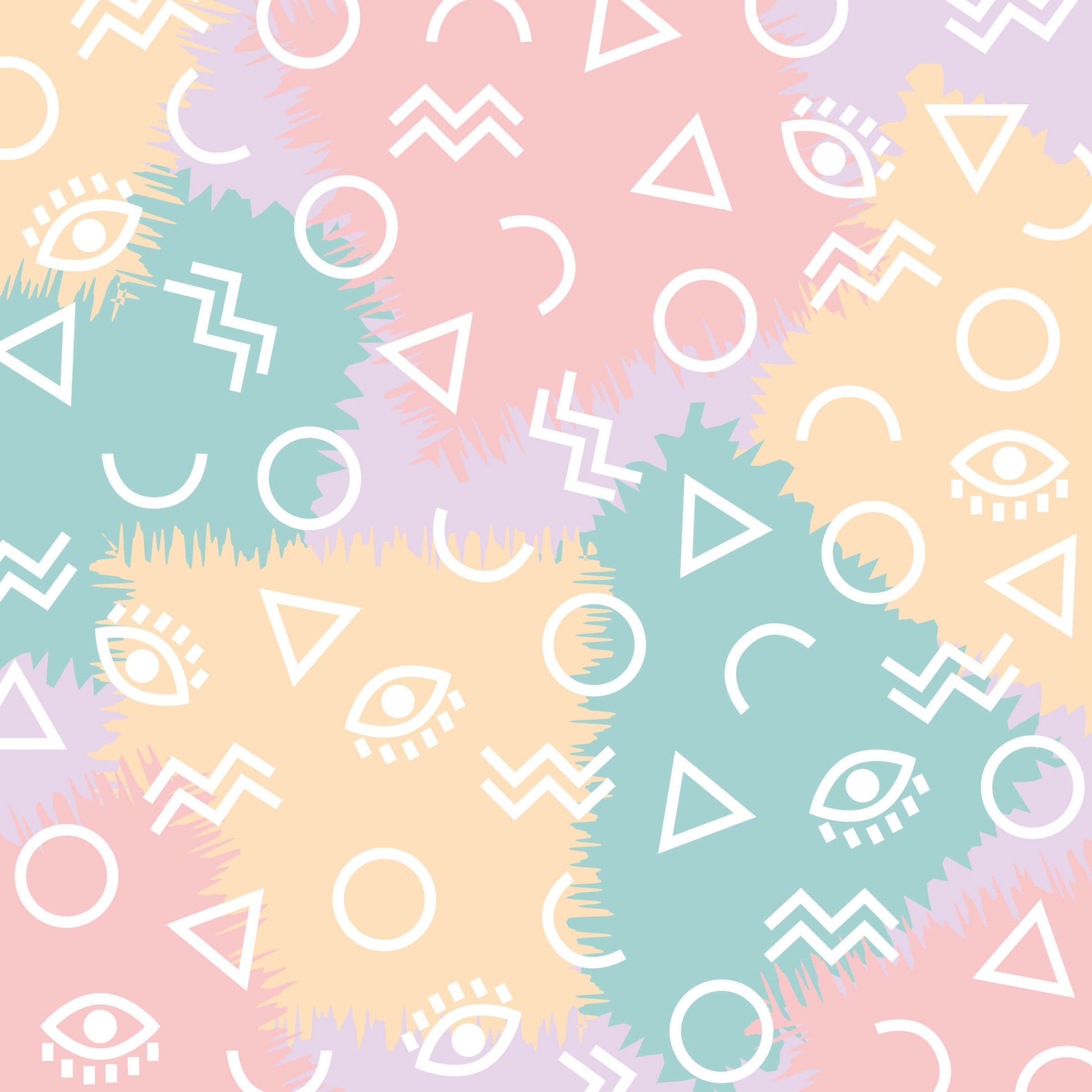 Fondo Pastel con Patrones Hippies Fondos de pantalla