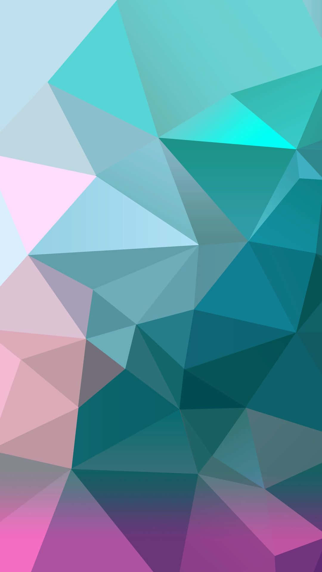 Fondo Pastel de Ilusión 3D con Polígonos Fondos de pantalla