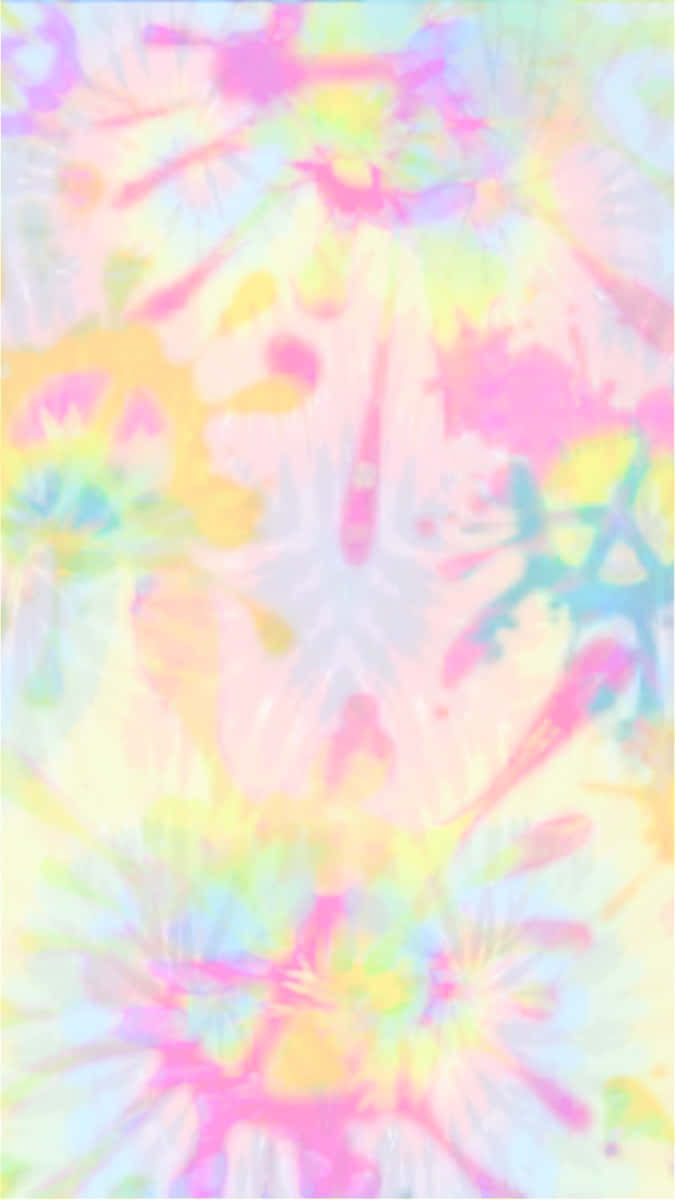 Fondo Pastel Tie Dye con Símbolos de Ojos Fondos de pantalla