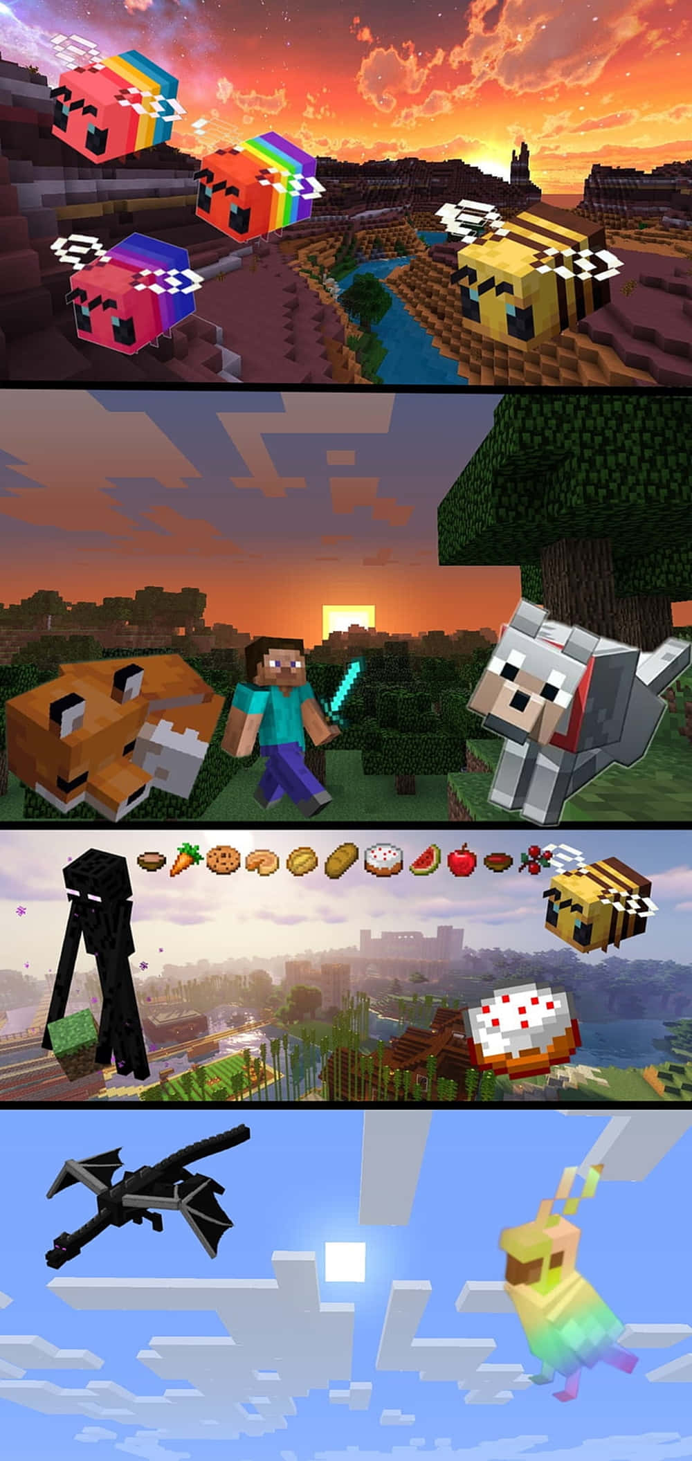 Fondo Pixel 3xl de Escenarios de Minecraft Fondos de pantalla