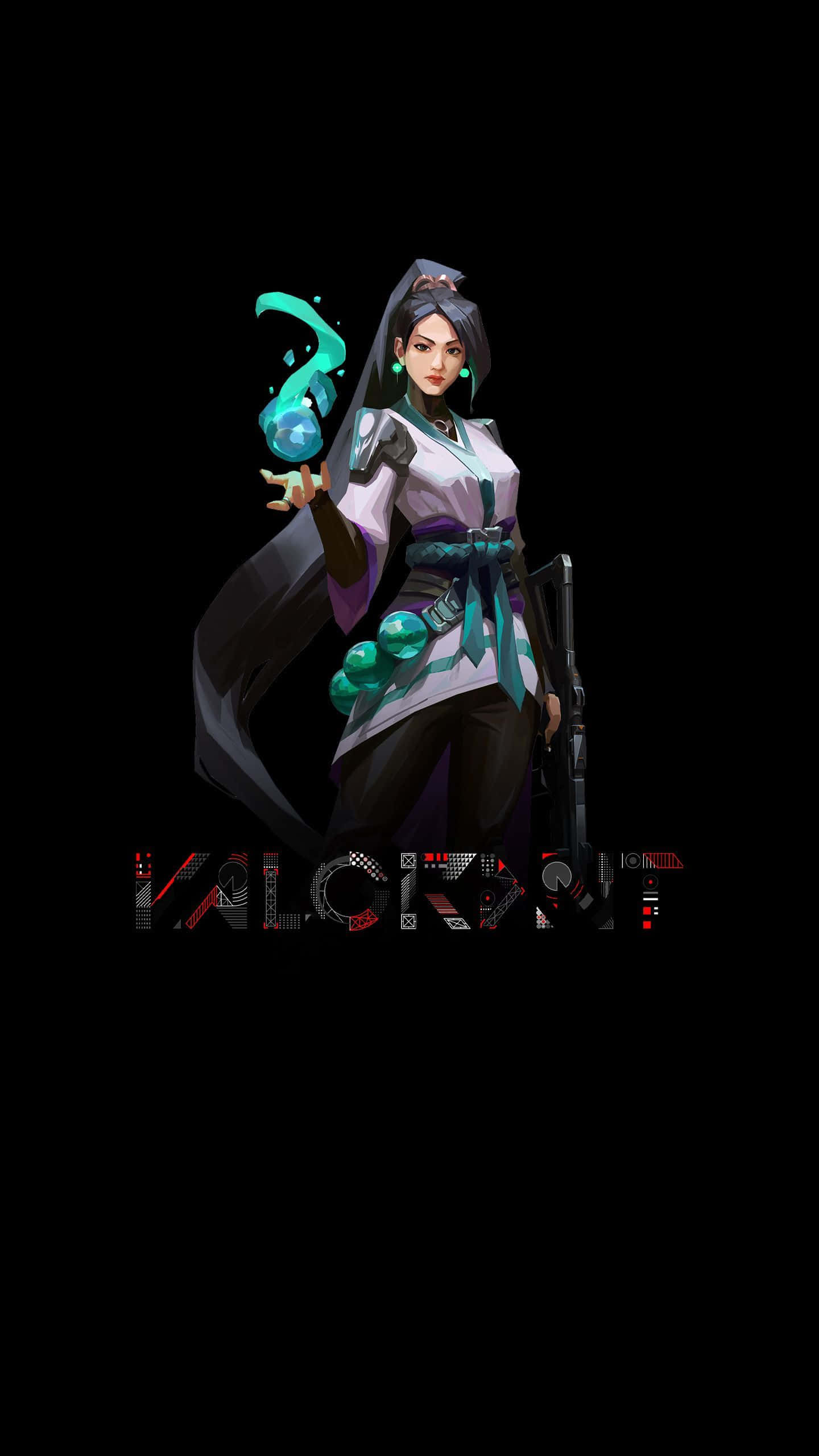 Fondo Pixel 3xl de Valorant con Sage y Logotipo de Valorant Fondos de pantalla