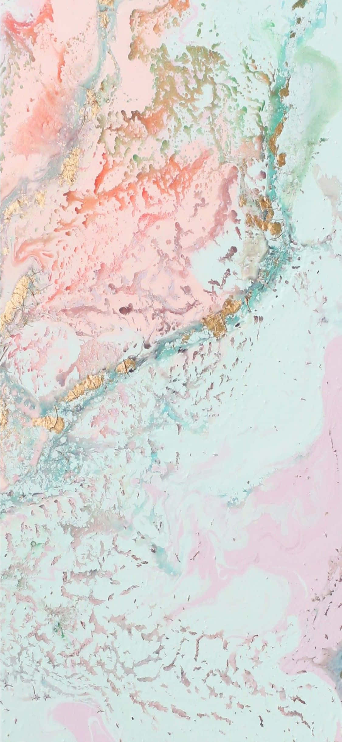Fondo púrpura de mármol con rosa pastel y verde azulado Fondos de pantalla