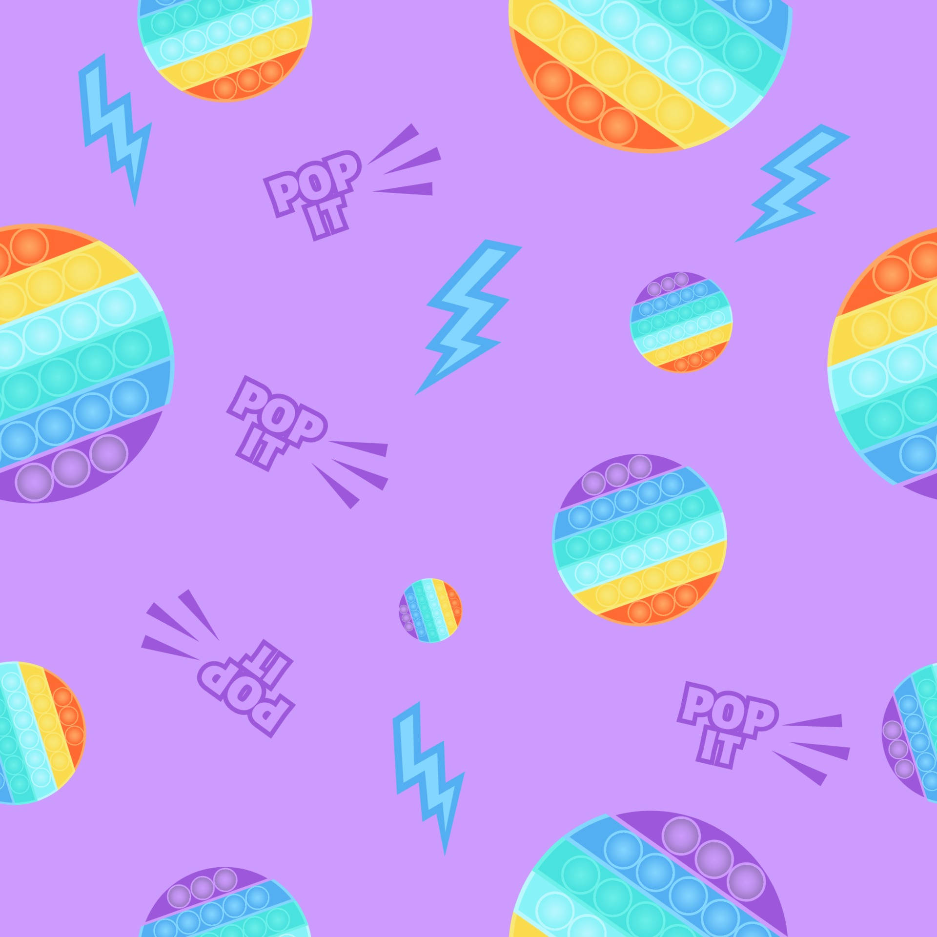 Fondo Púrpura Fantástico de Pop It Fondos de pantalla