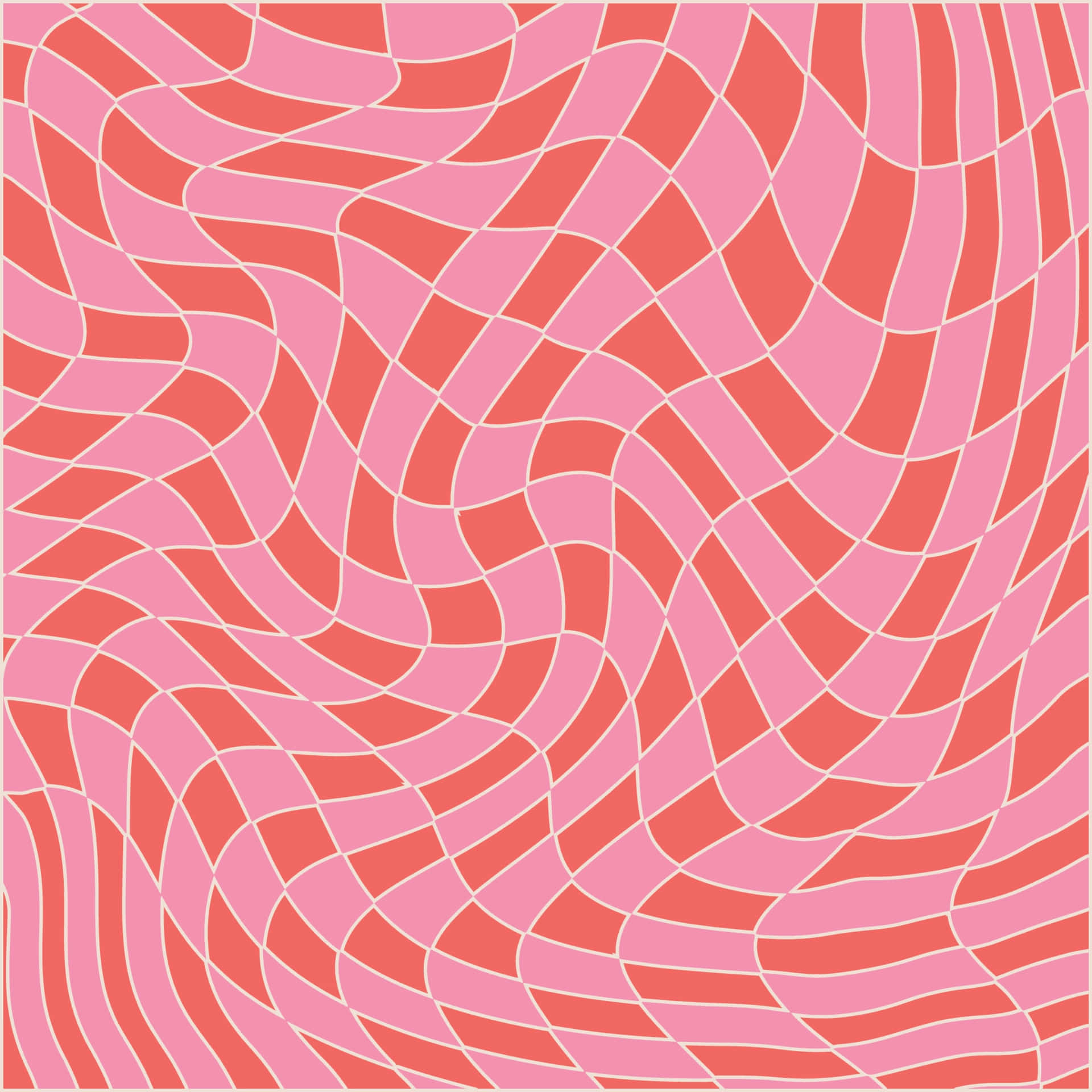 Fondo retro de los 70 con textura de cuadro curvo rosa Fondos de pantalla