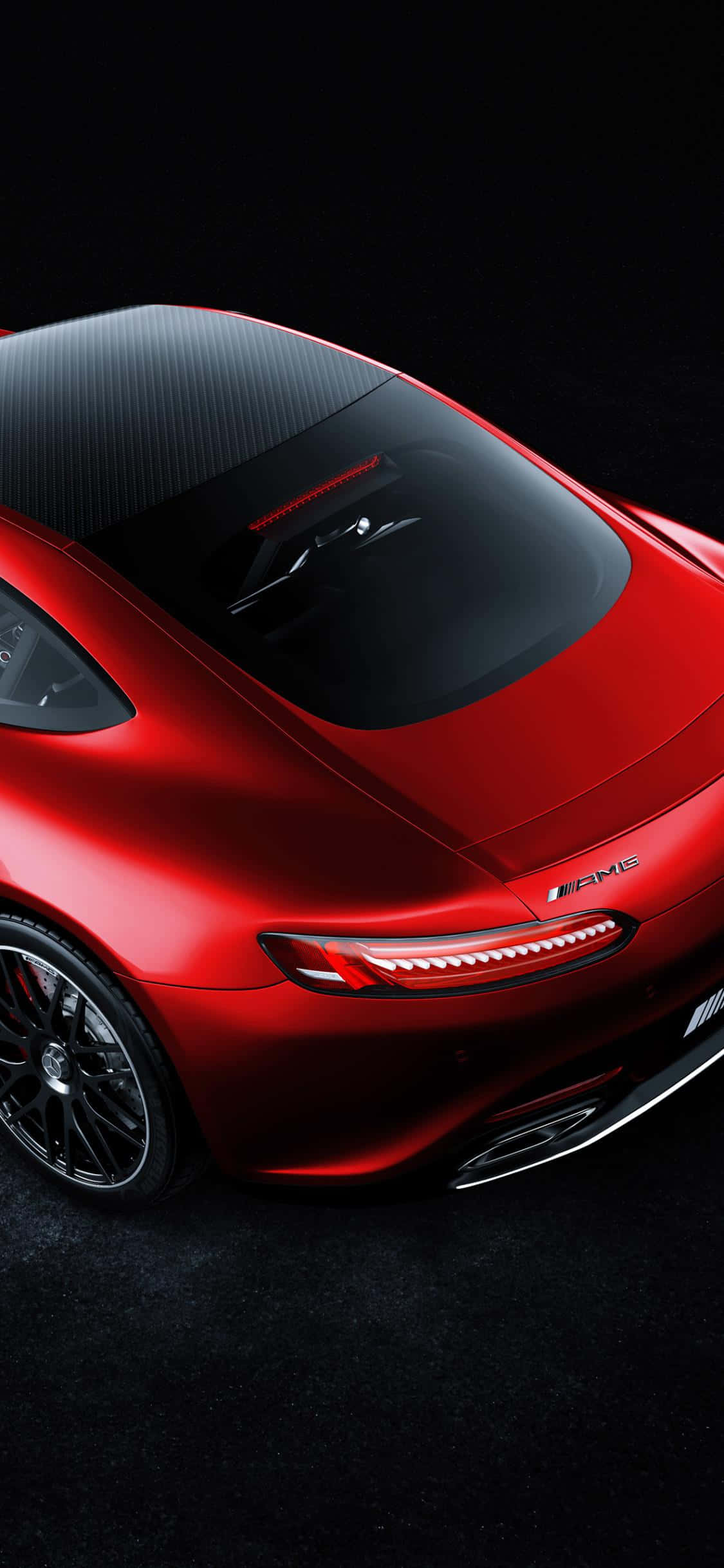 Fondo Rojo Brillante de iPhone Xs Mercedes Amg Fondos de pantalla