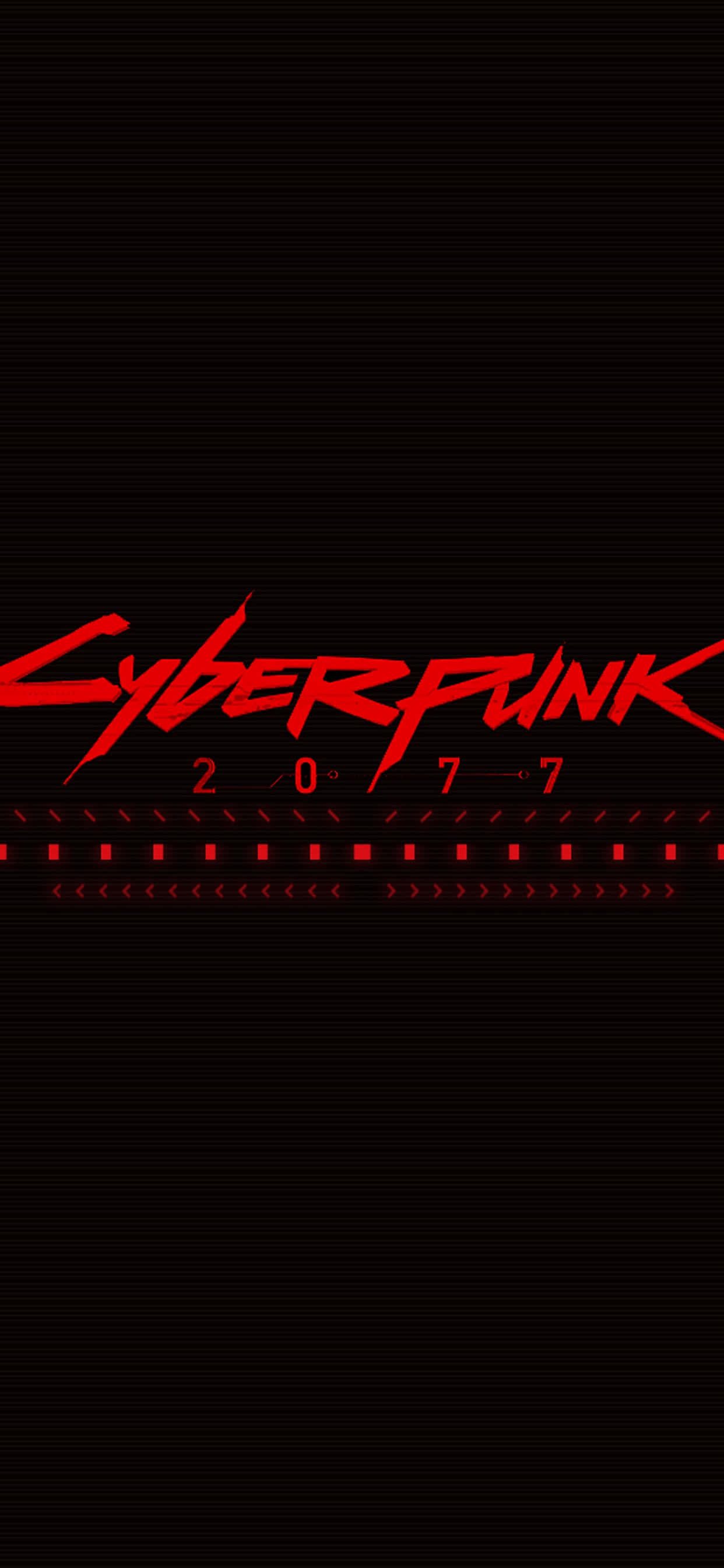 Fondo iPhone X Cyberpunk 2077 Póster Rojo Fondos de pantalla