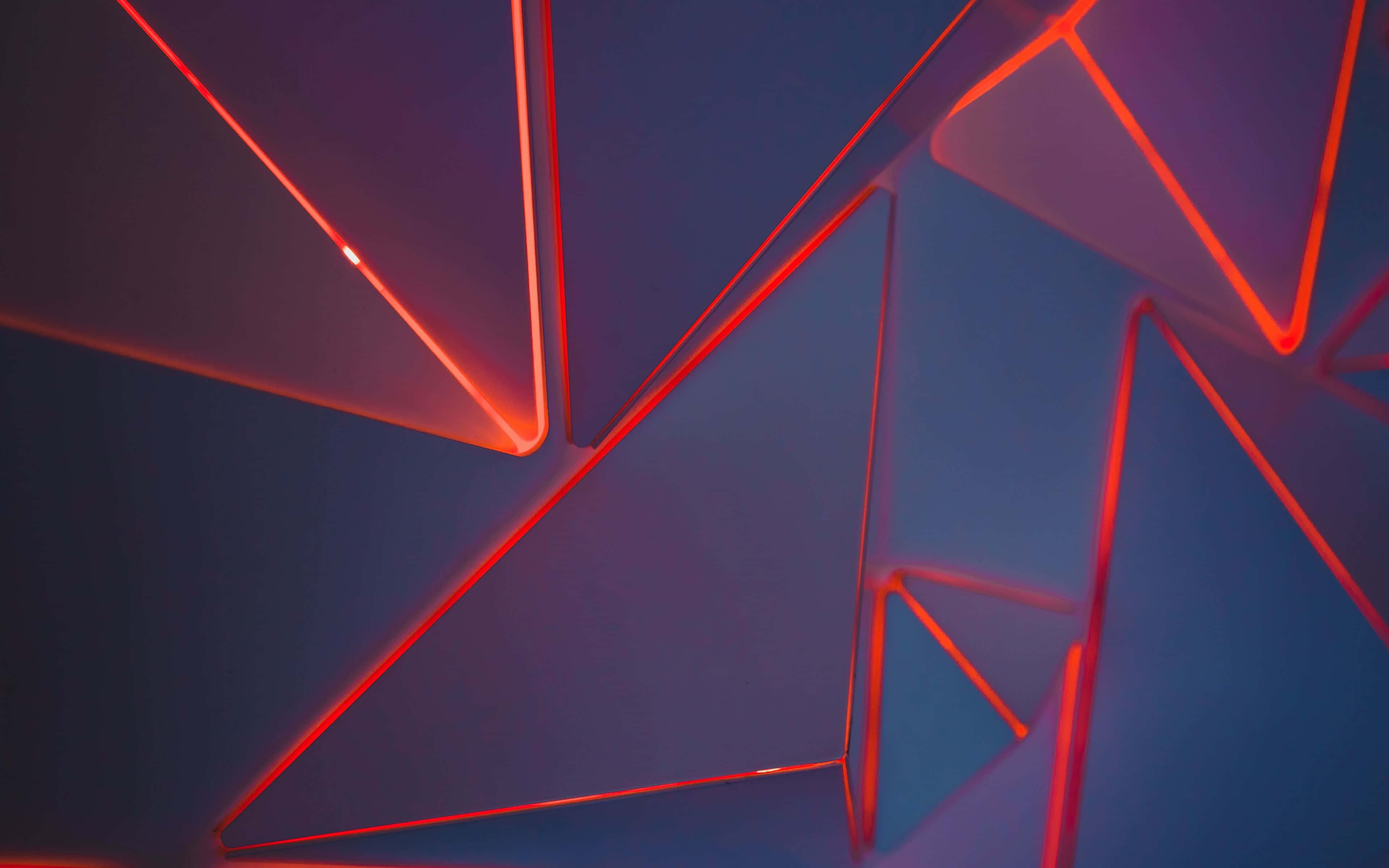 Fondo Rojo Neón Vibrante Fondos de pantalla