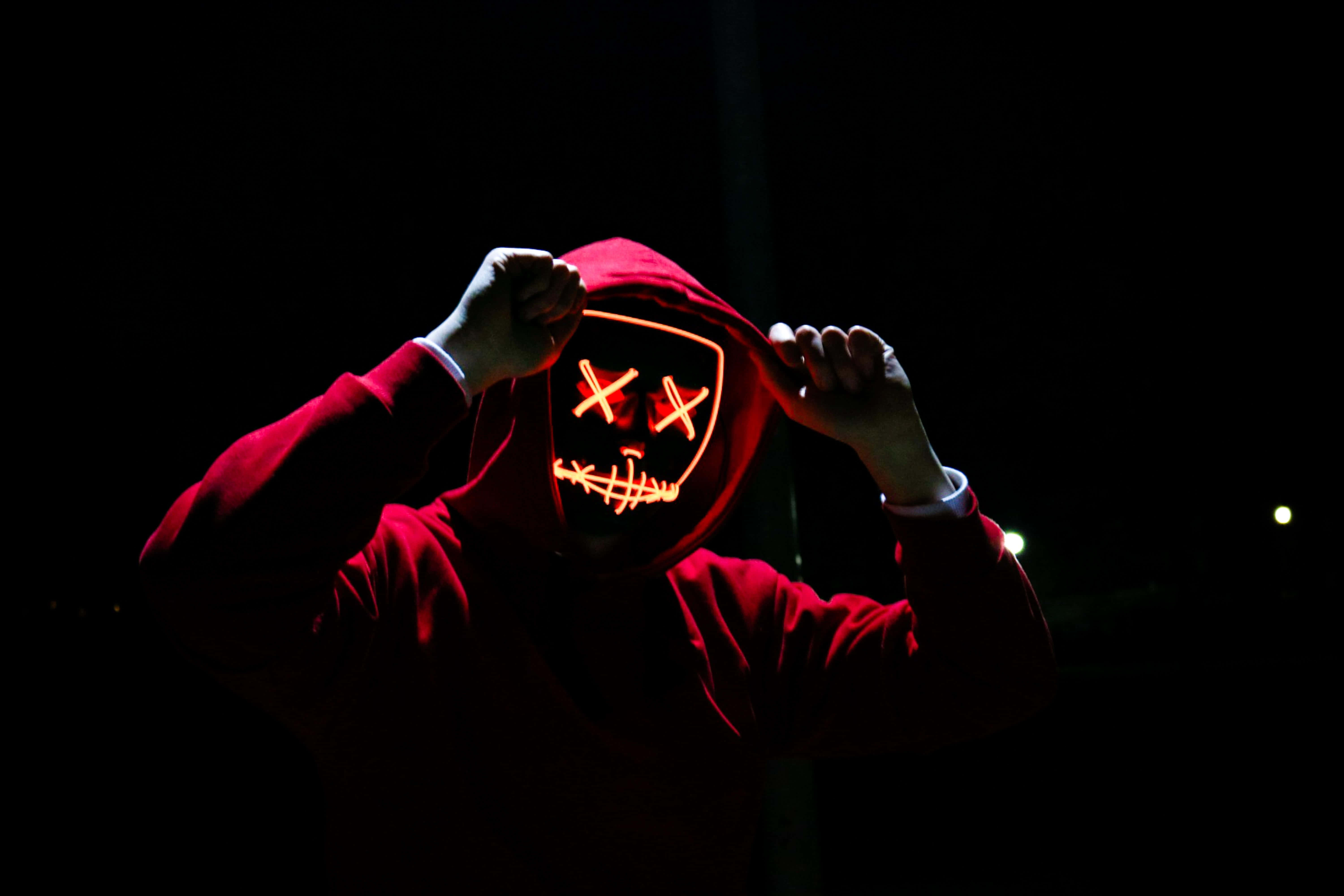 Fondo Rojo Neón Vibrante Fondos de pantalla