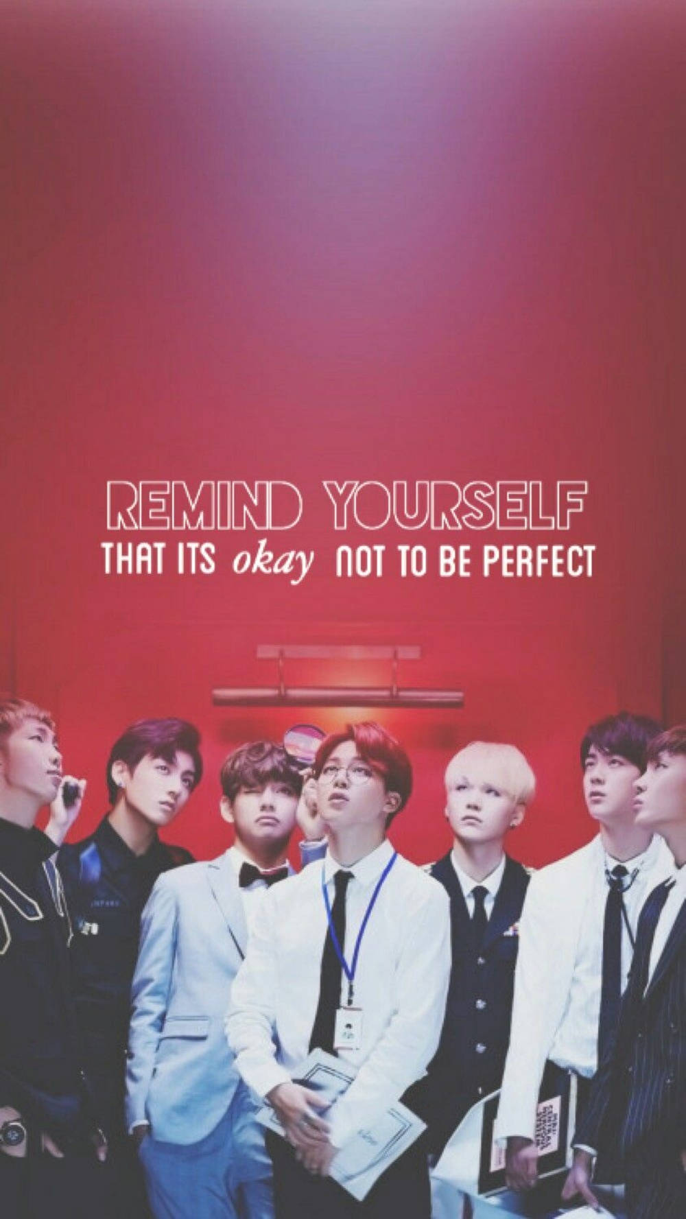 Fondo Rojo Para Tema de BTS en el Celular Fondos de pantalla
