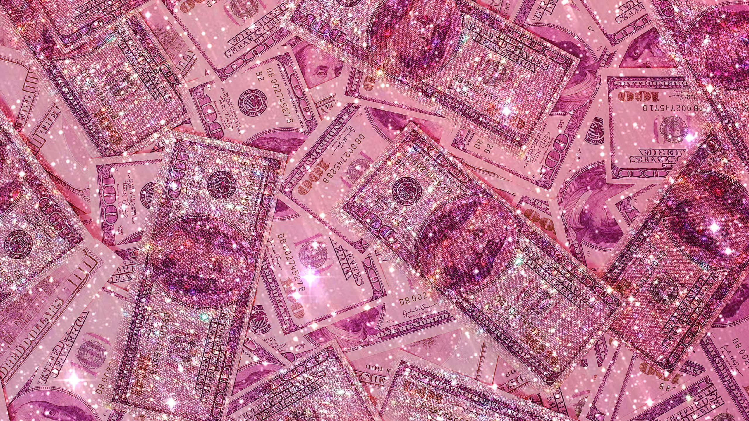 fondo rosa brillante de dinero Fondos de pantalla