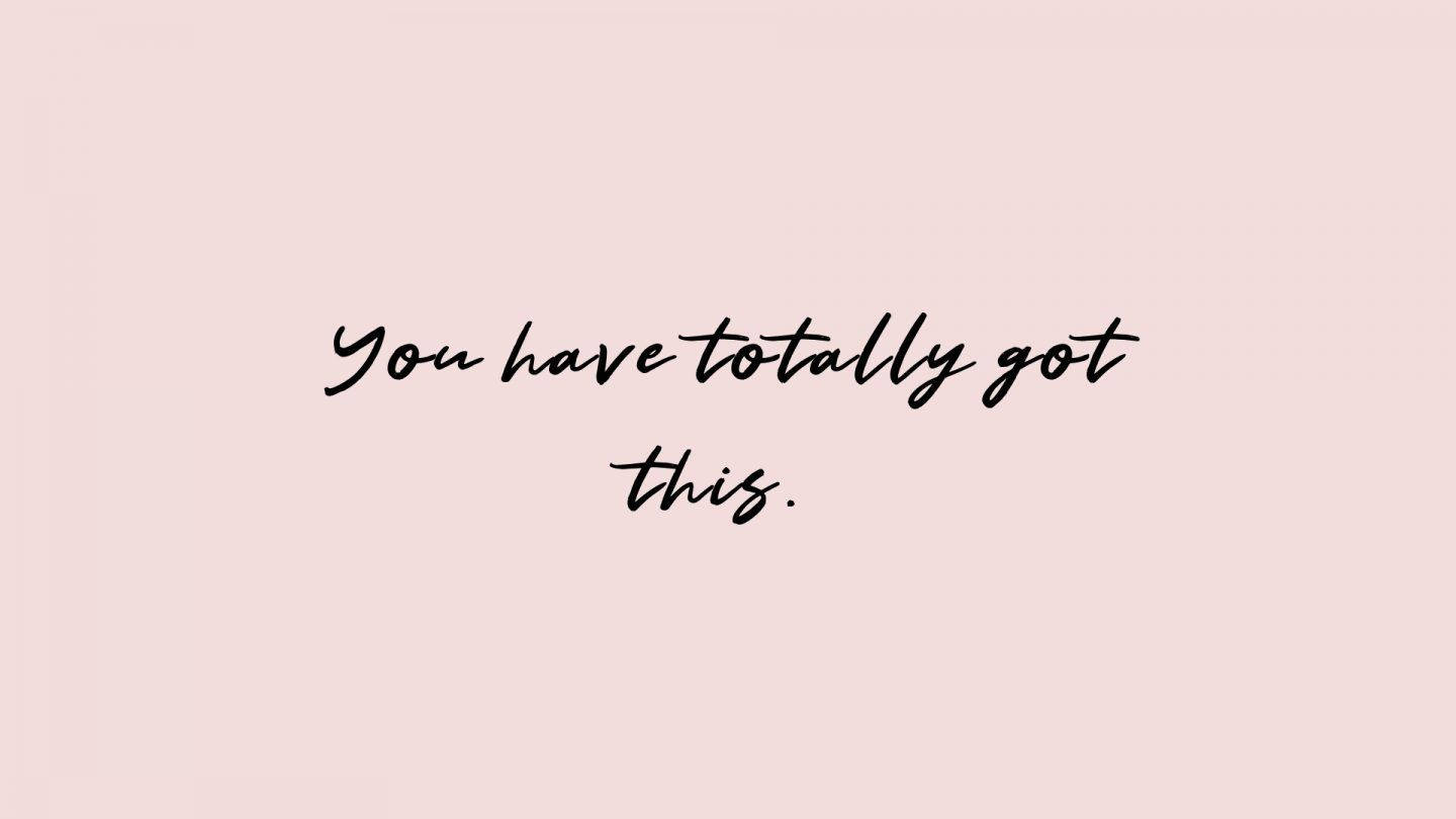 Fondo Rosa con Frase Linda Fondos de pantalla