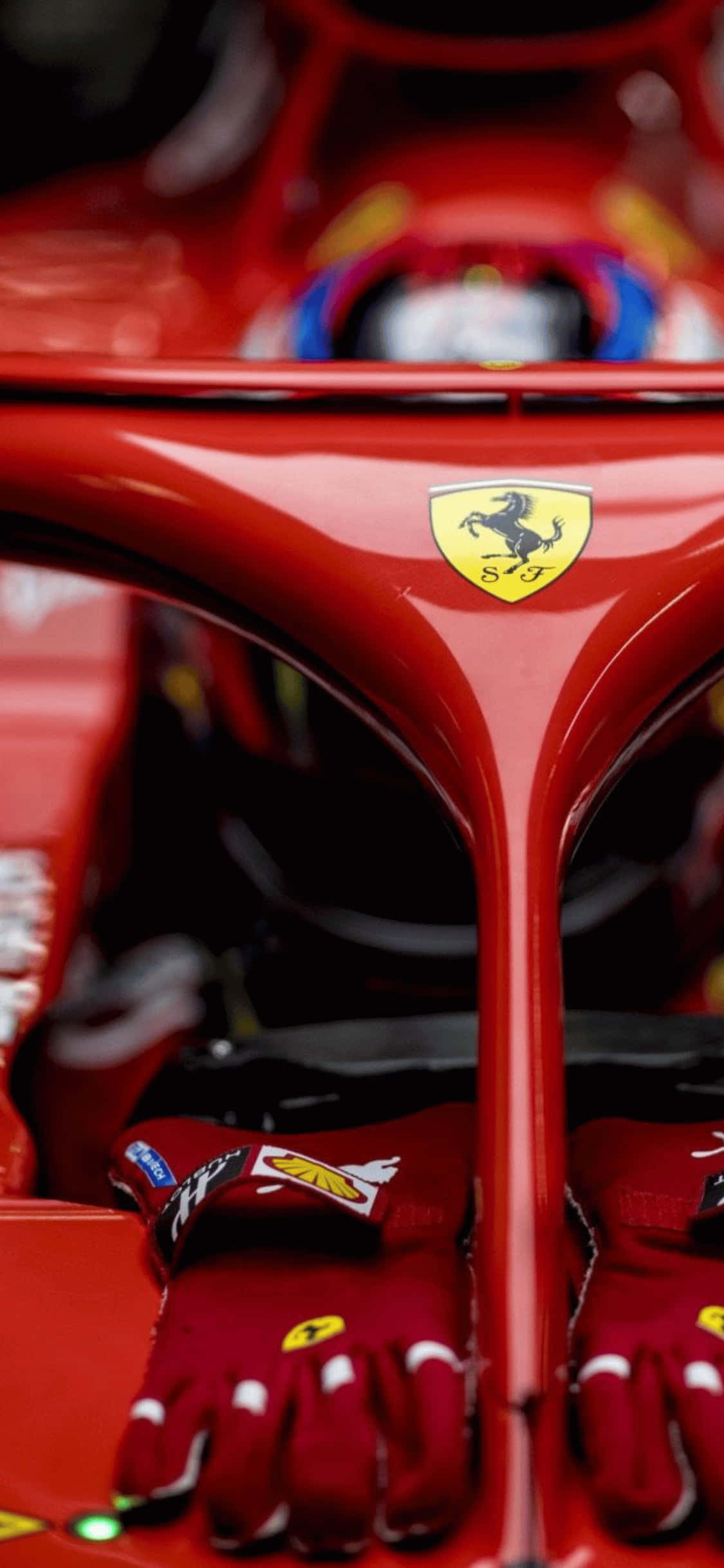 Fondo Scuderia Ferrari Logo iPhone XS F1 2018 Fondos de pantalla