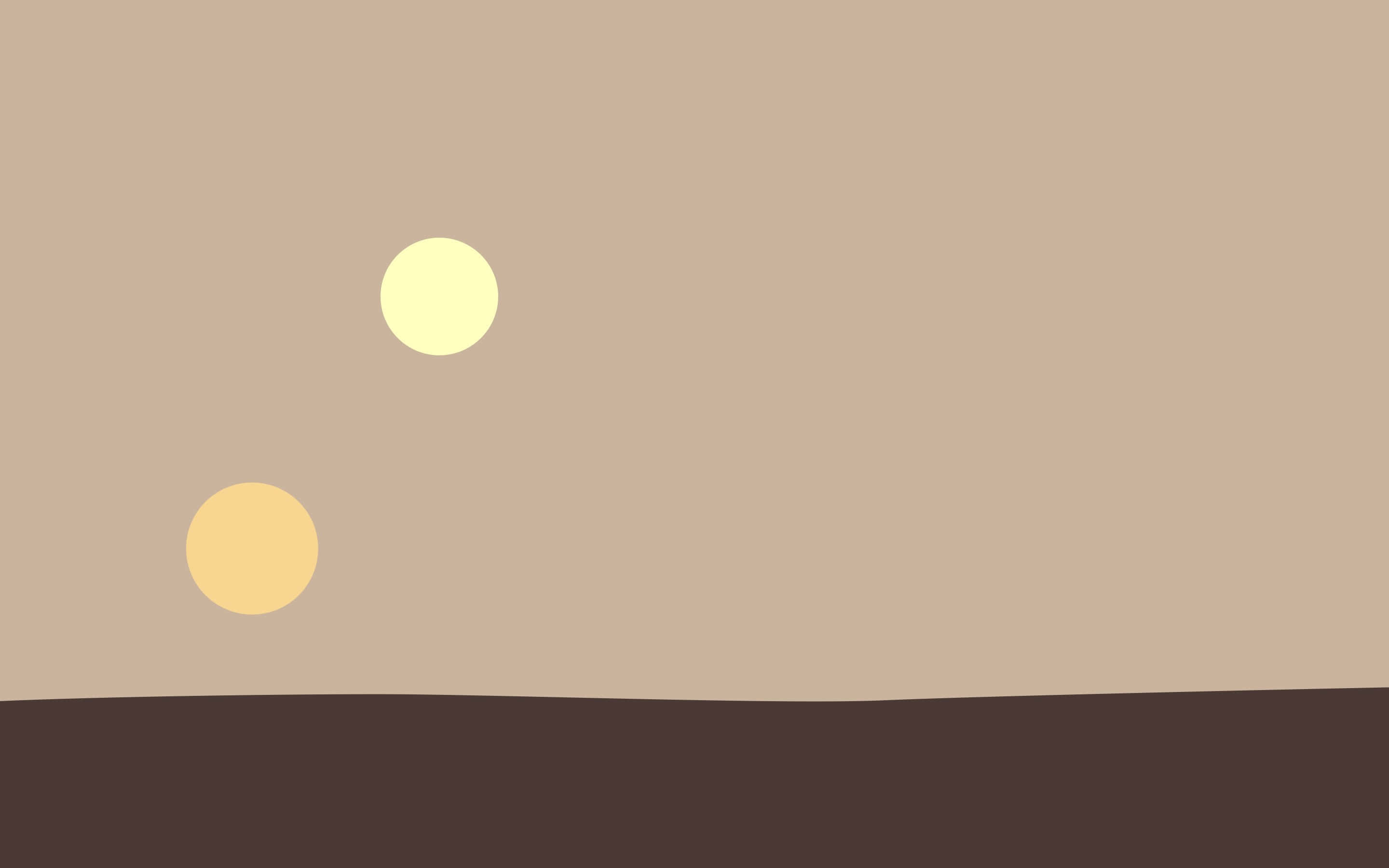 Fondo Simple de Estrella Binaria Tatooine Fondos de pantalla