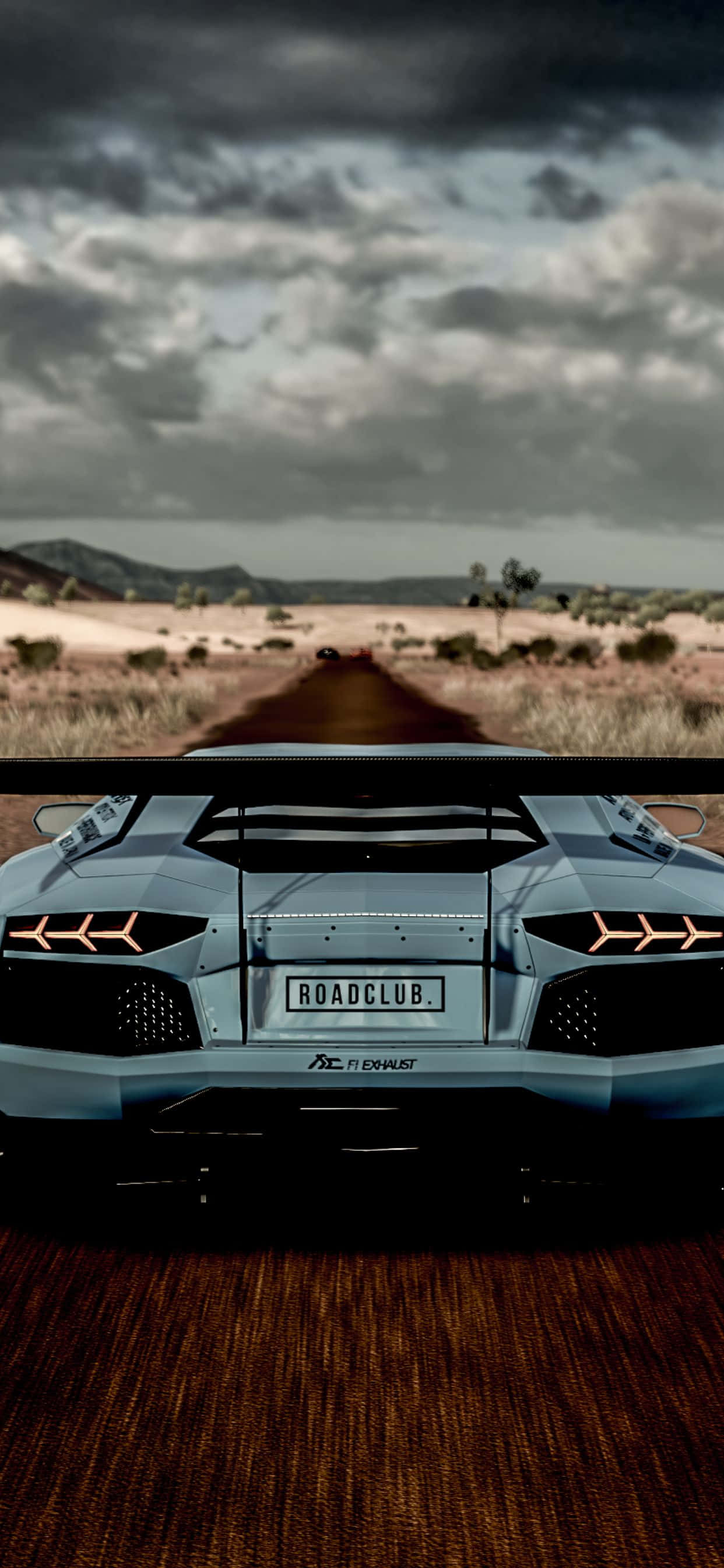 Fondo Trasero iPhone XS Max Lamborghini Aventador Fondos de pantalla