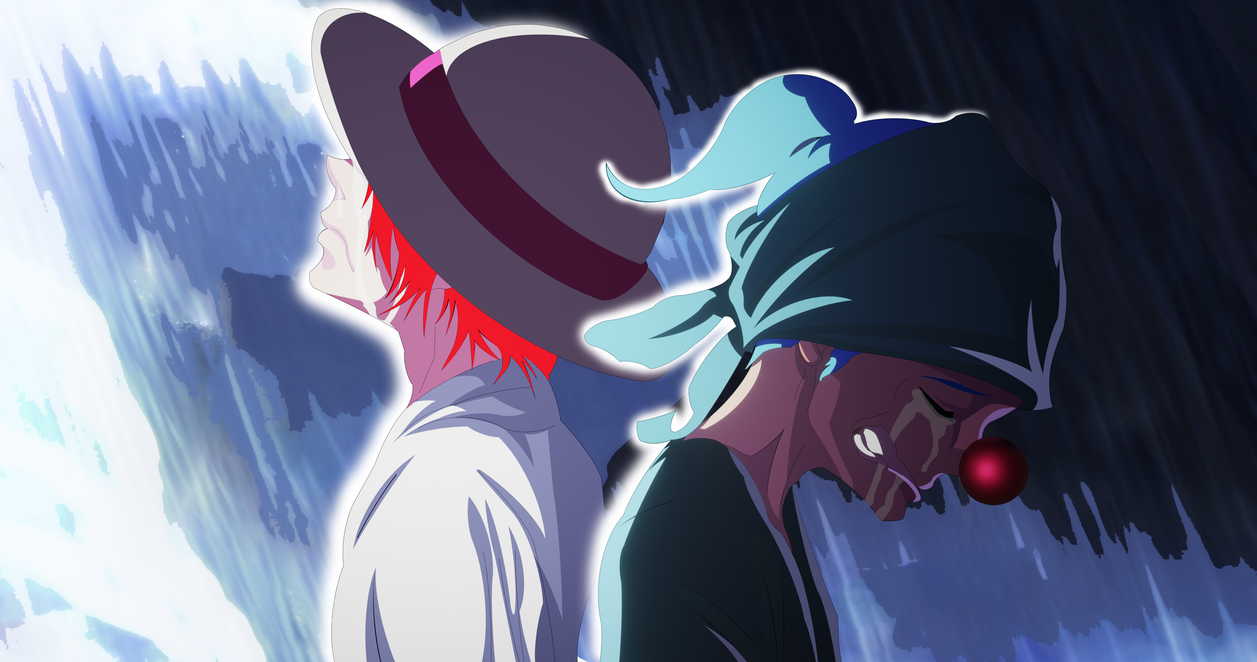 Fondo triste de Shanks y Buggy en 4K Fondos de pantalla
