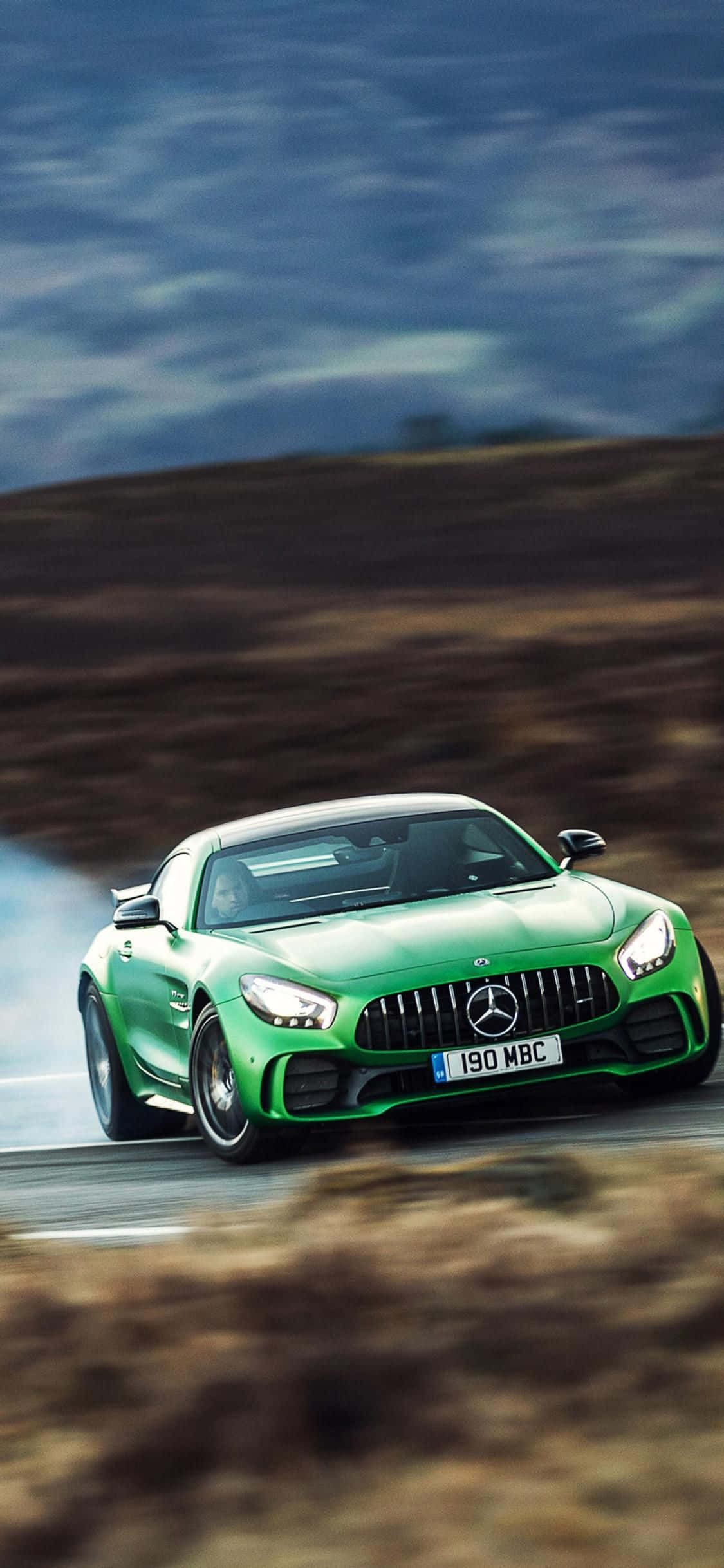 Fondo Verde GT para iPhone Xs Mercedes Amg Fondos de pantalla