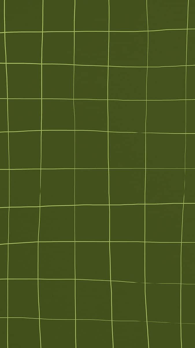 Fondo verde oliva oscuro con patrón de cuadrícula Fondos de pantalla