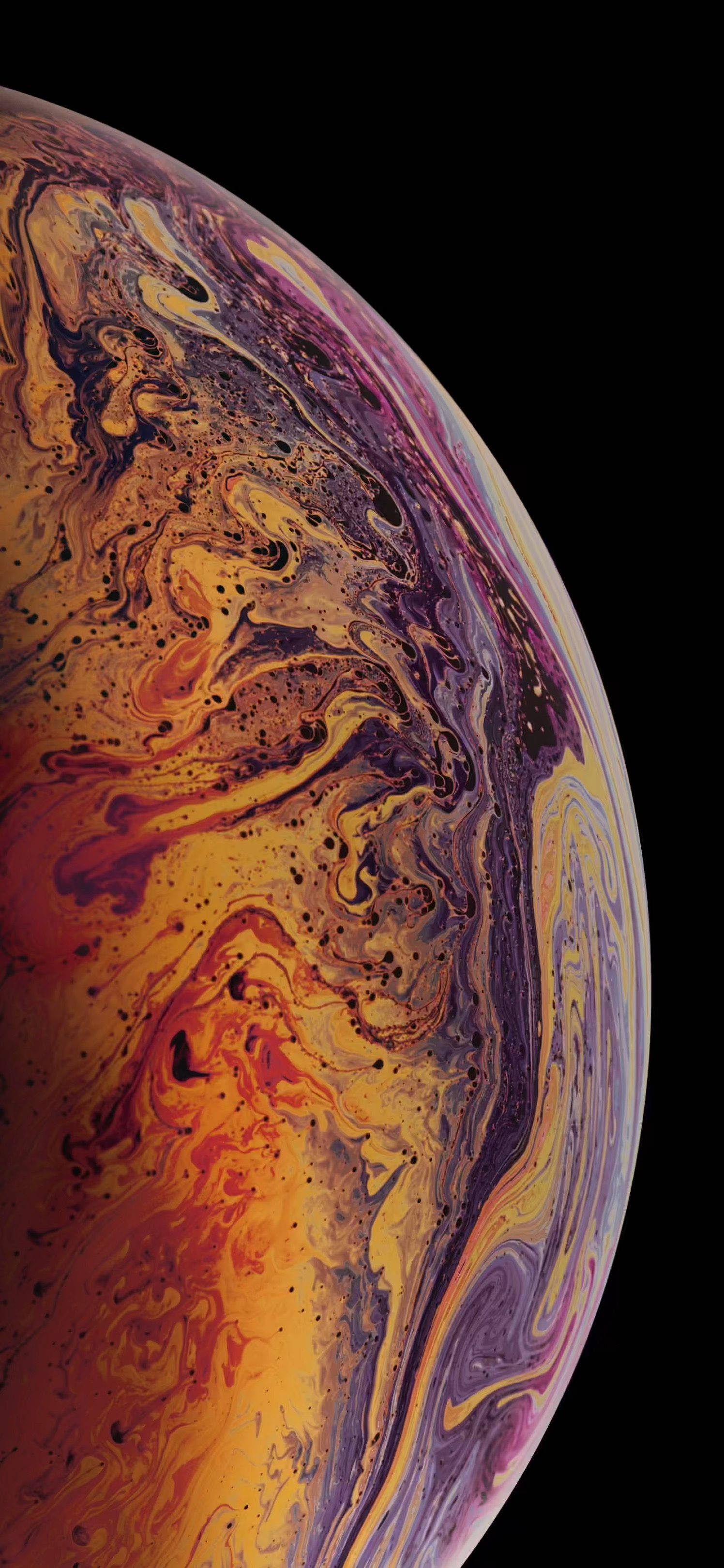 Fondo Vibrante y Abstracto en Pantalla de iPhone XS Fondos de pantalla