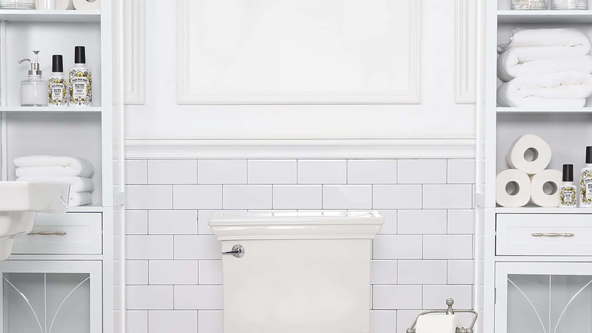 Fondo Zoom de Baño y Inodoro Blanco Fondos de pantalla