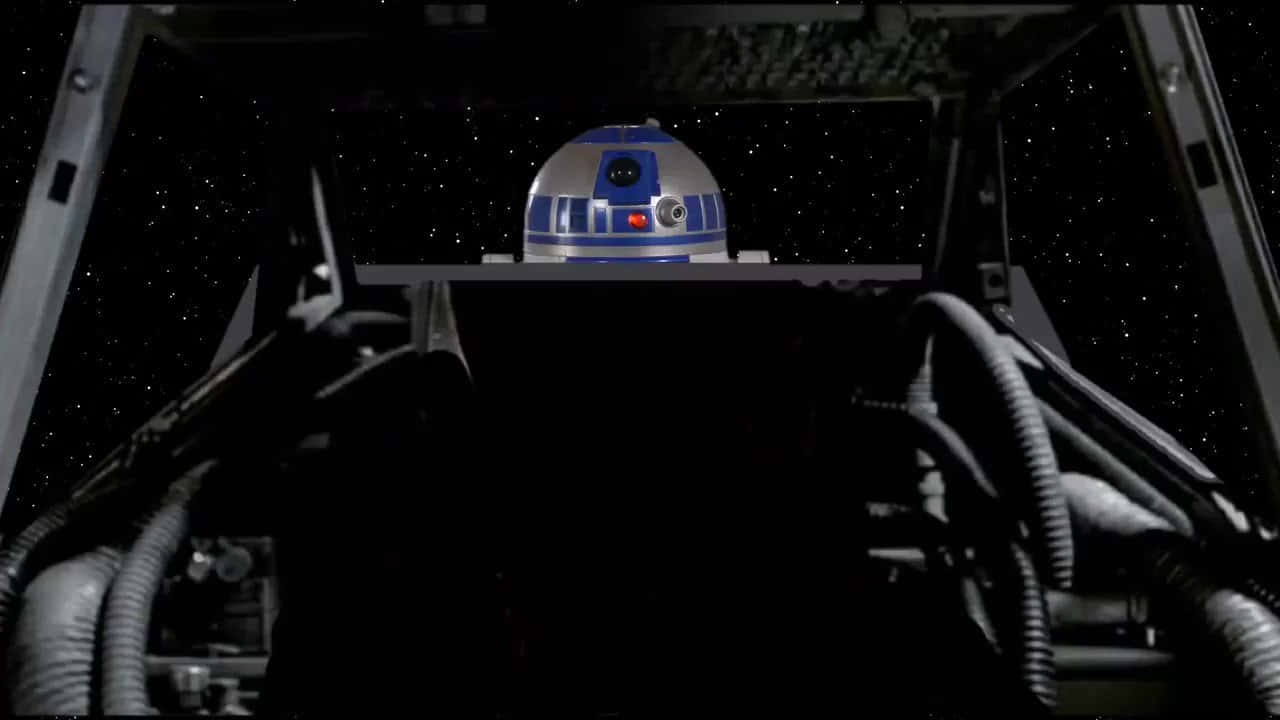 Fondo Zoom de Star Wars R2D2 en el Espacio Fondos de pantalla