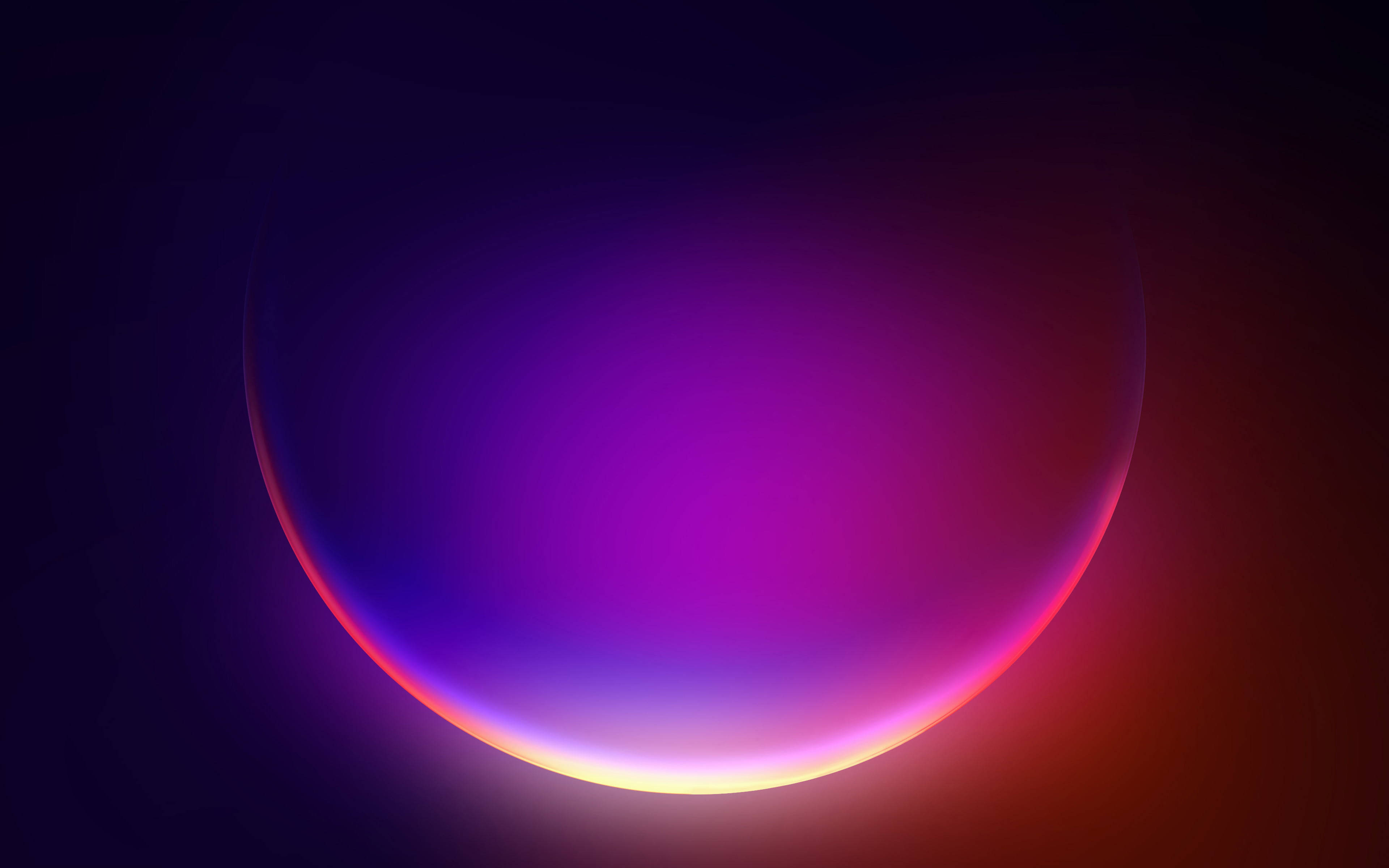 Fondos de esfera minimalista en rosa y morado Fondos de pantalla