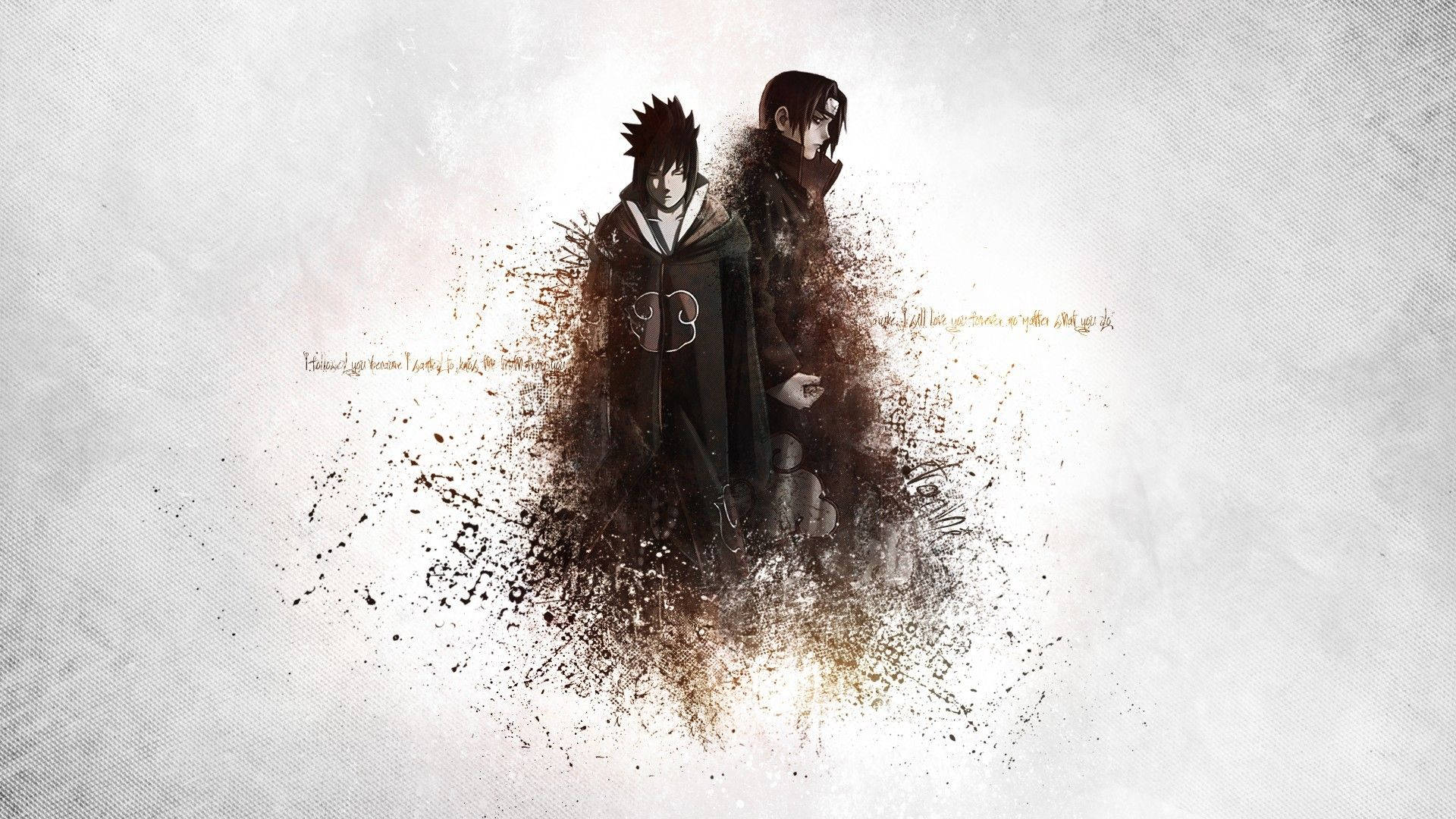 1920x1080 Fondo de pantalla HD de Sasuke e Itachi 1080p
