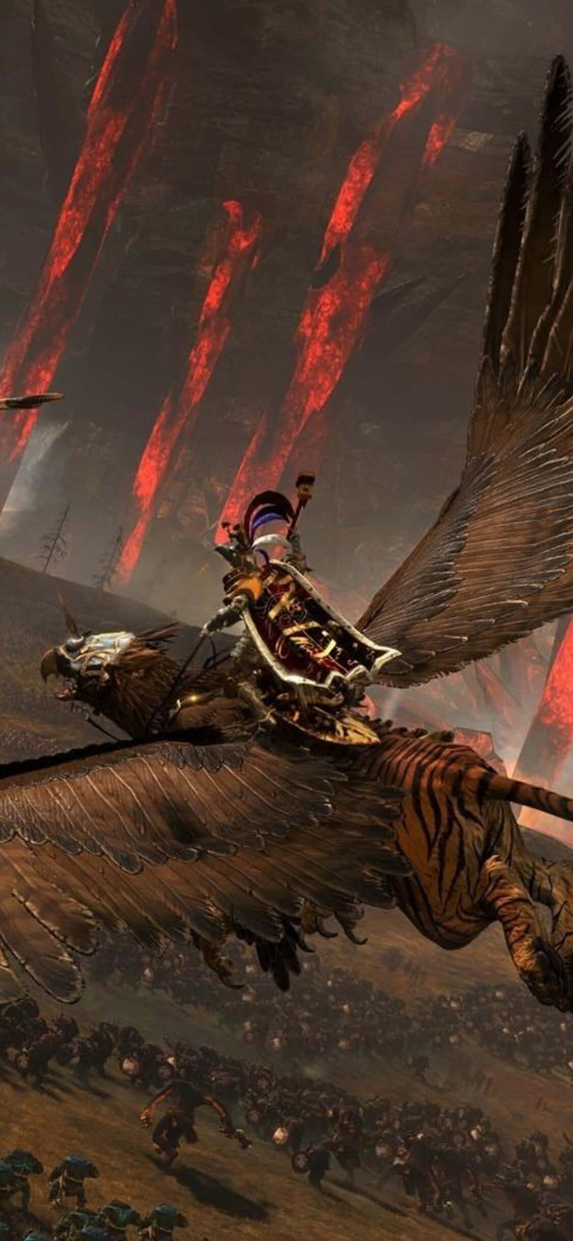 Forma líneas de batalla en Total War: Warhammer en tu iPhone X Fondos de pantalla
