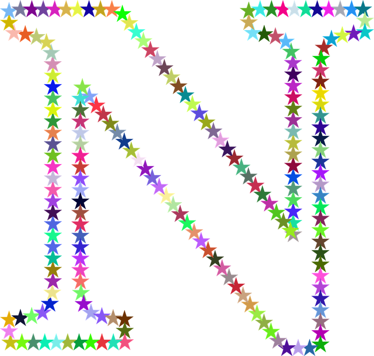 Formación de Patrones de Estrellas de Colores Fondos de pantalla