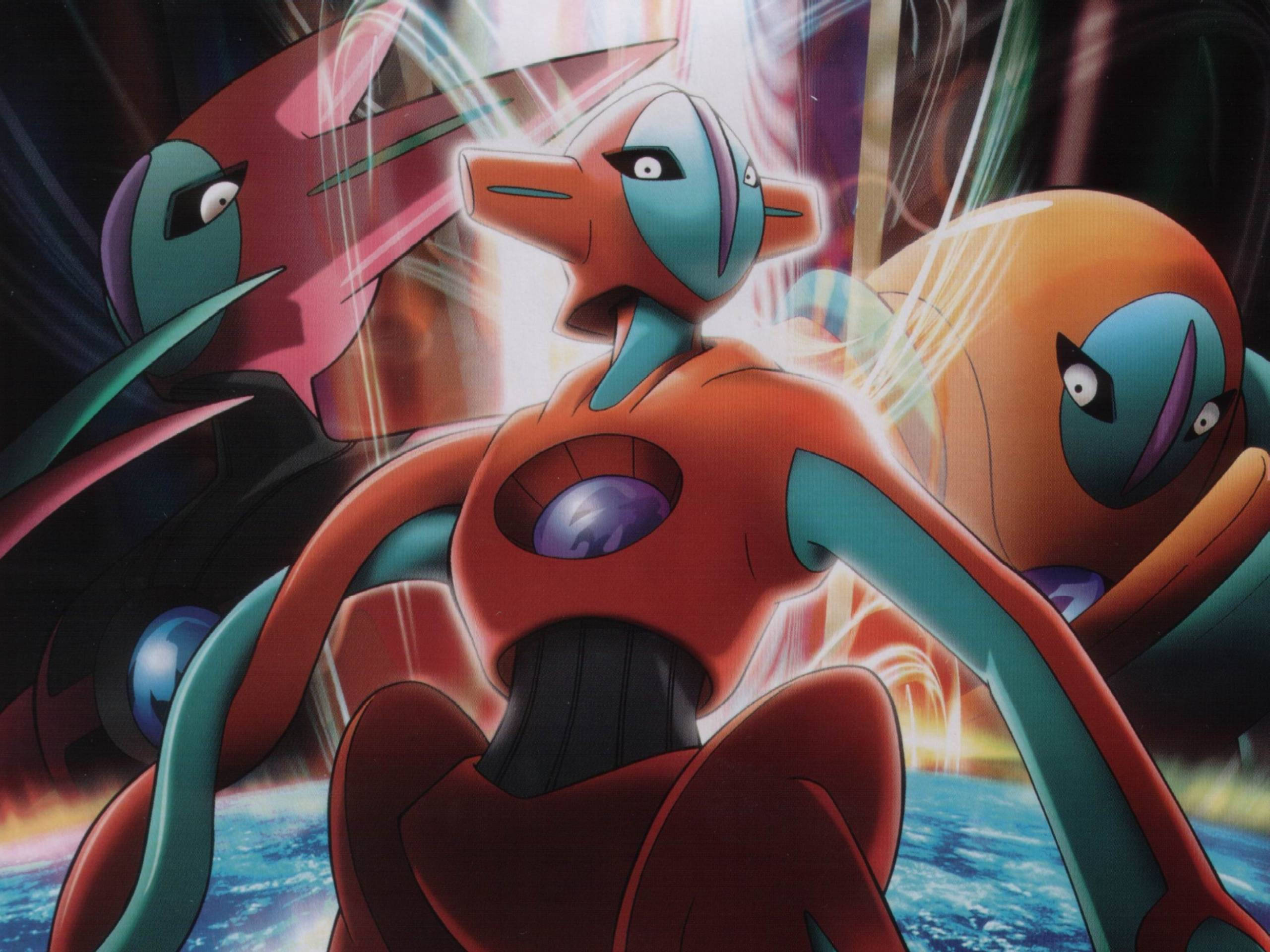 Formas Normal, Ataque y Defensa de Deoxys Fondos de pantalla