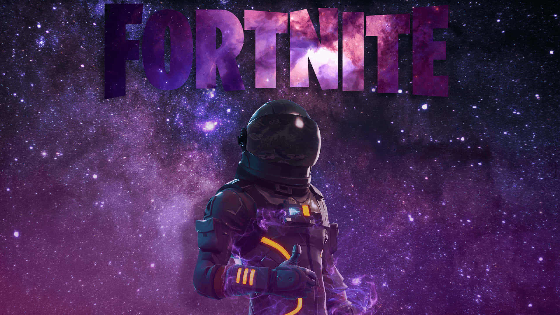 Fortnite Galaxy con Casco Fondos de pantalla