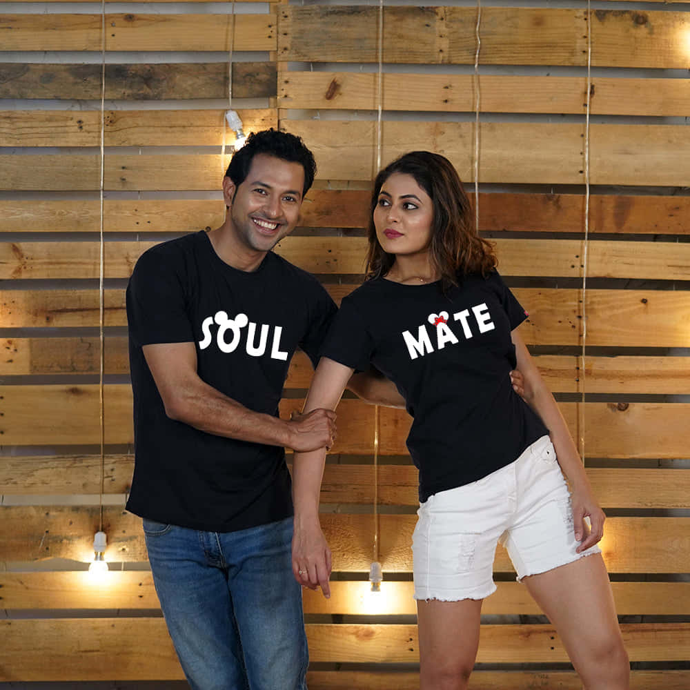 Foto de camisetas a juego para pareja linda Fondos de pantalla