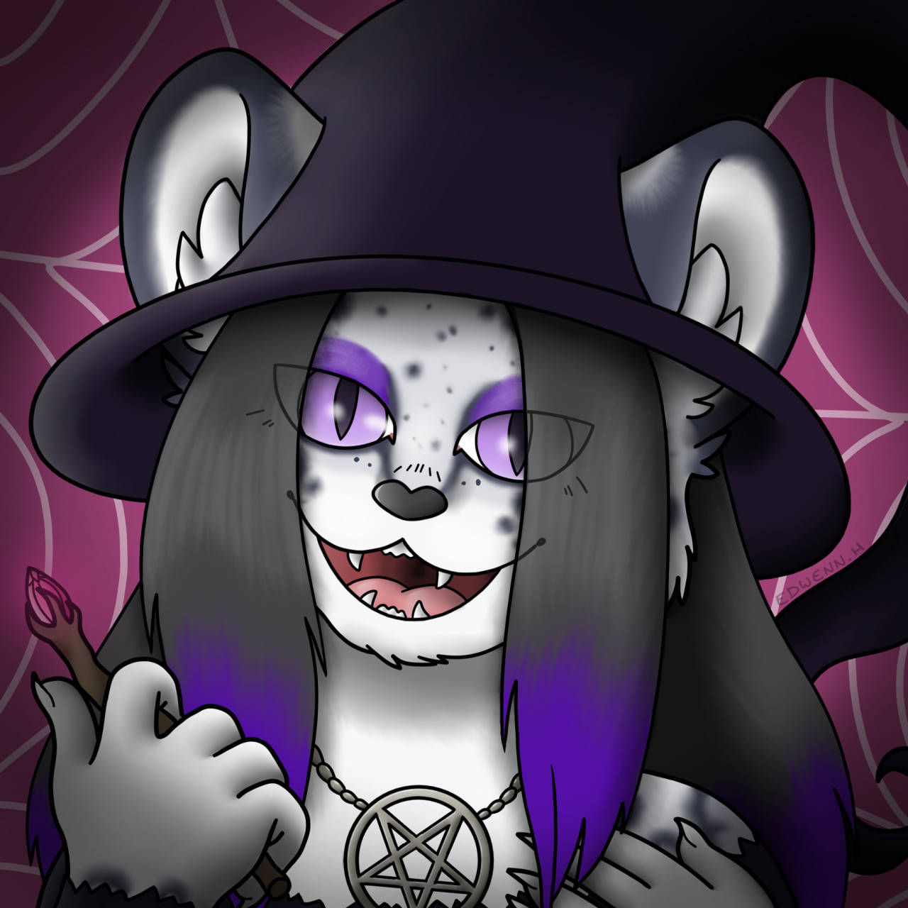 Foto de perfil de Halloween con gato de pelo largo Fondos de pantalla