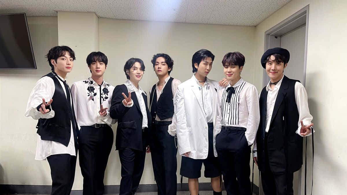 Foto en Blanco y Negro de BTS Fondos de pantalla
