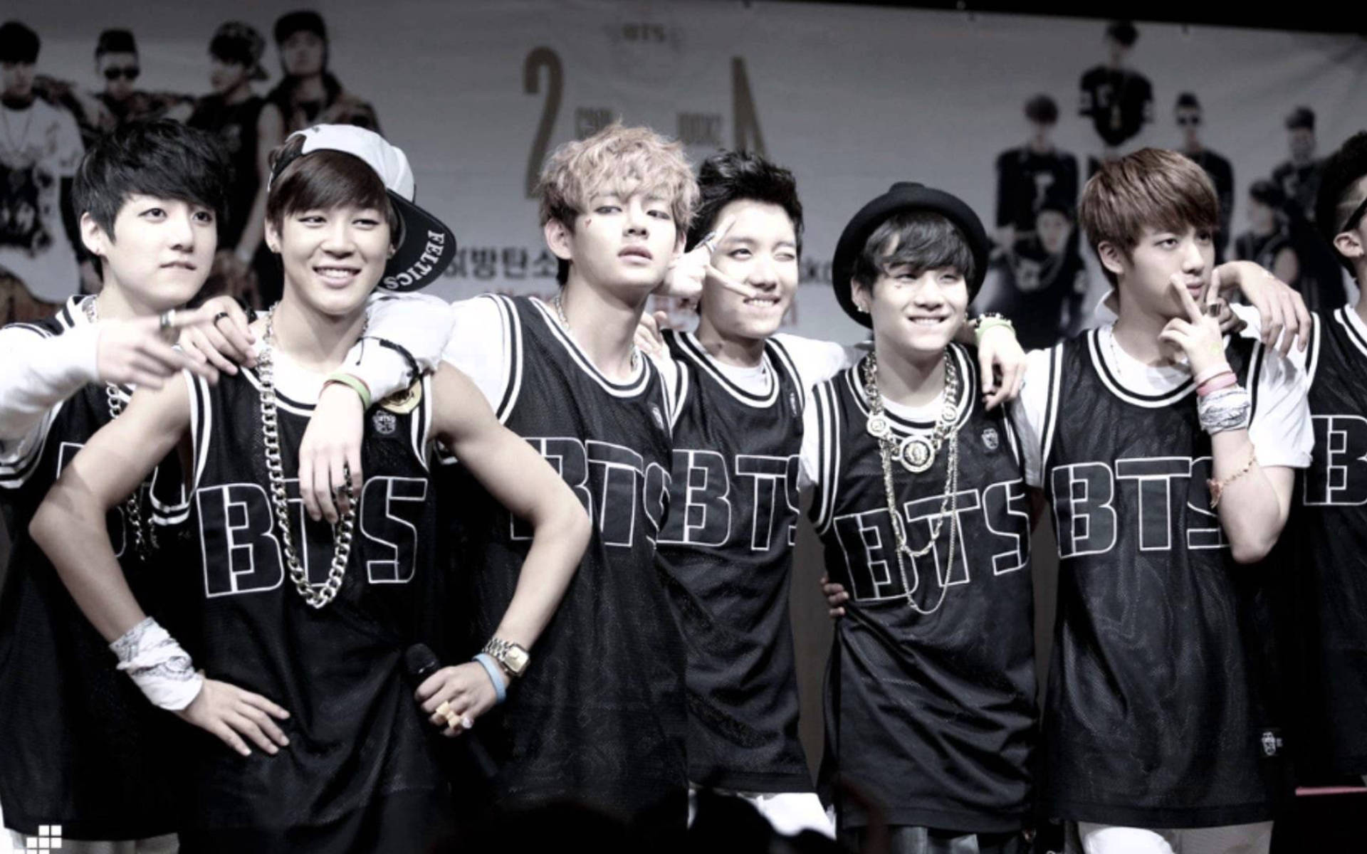 Foto grupal de BTS en su debut 2013 Fondos de pantalla