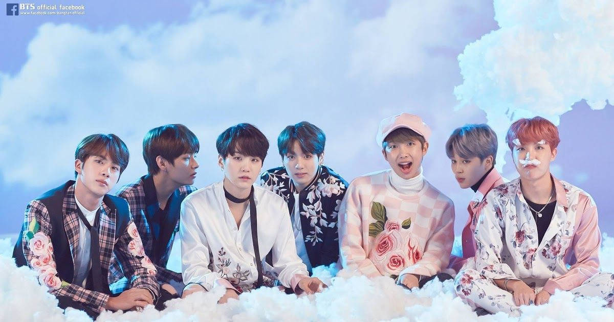 Foto grupal de BTS en las nubes Fondos de pantalla