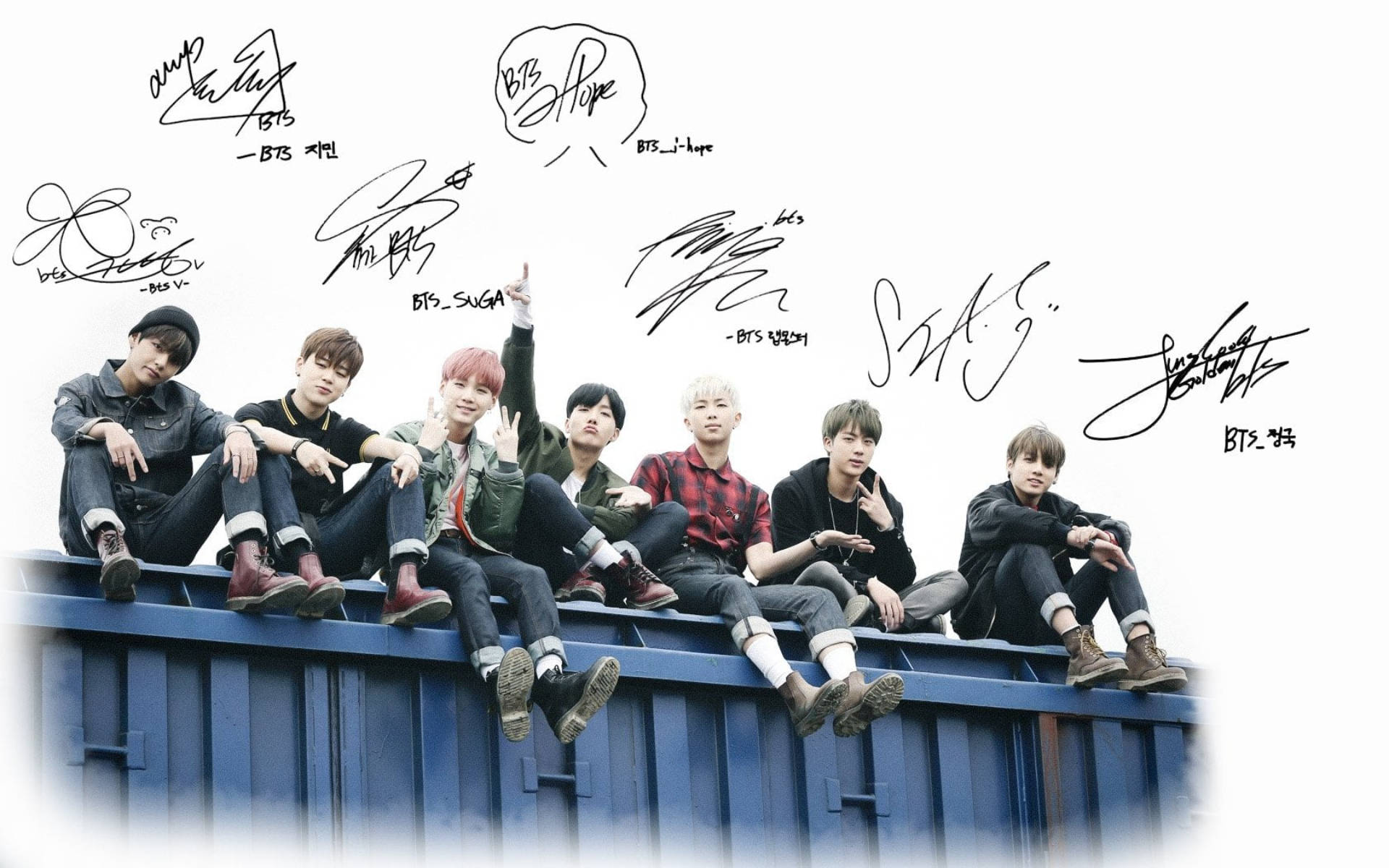 Foto grupal de BTS 'Young Forever' Fondos de pantalla
