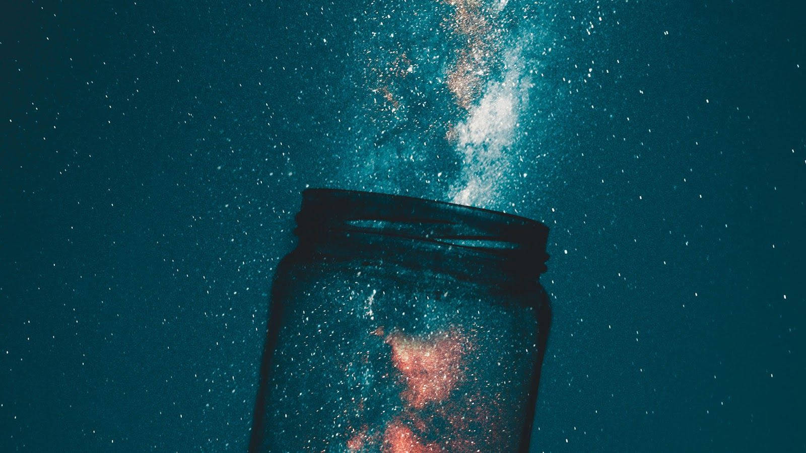 Frasco estético espacial Fondos de pantalla