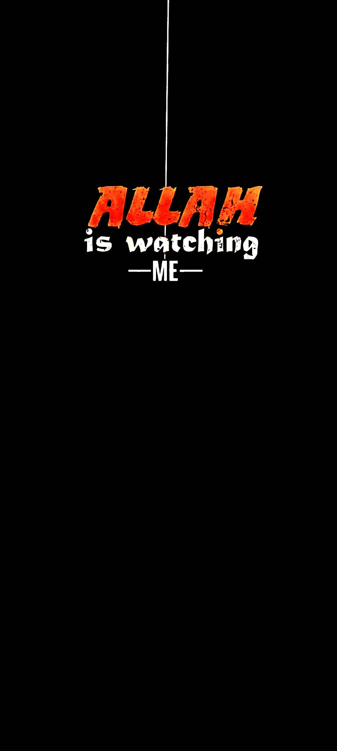 Frase Básica Alá Me Está Mirando Fondos de pantalla