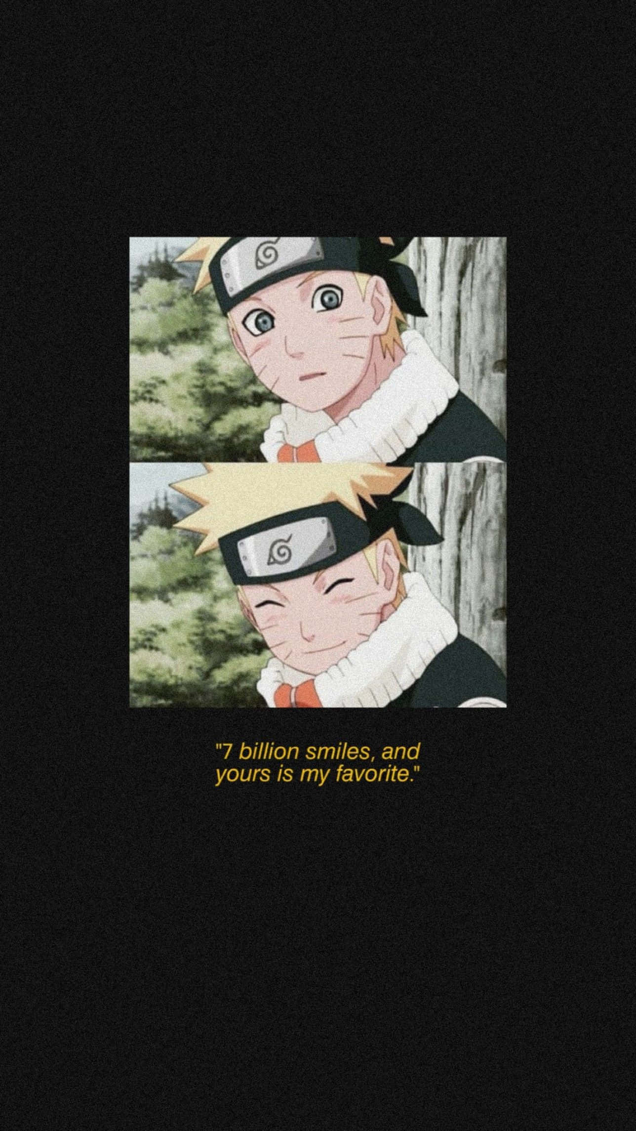 Frase en teléfono estético de Naruto Fondos de pantalla