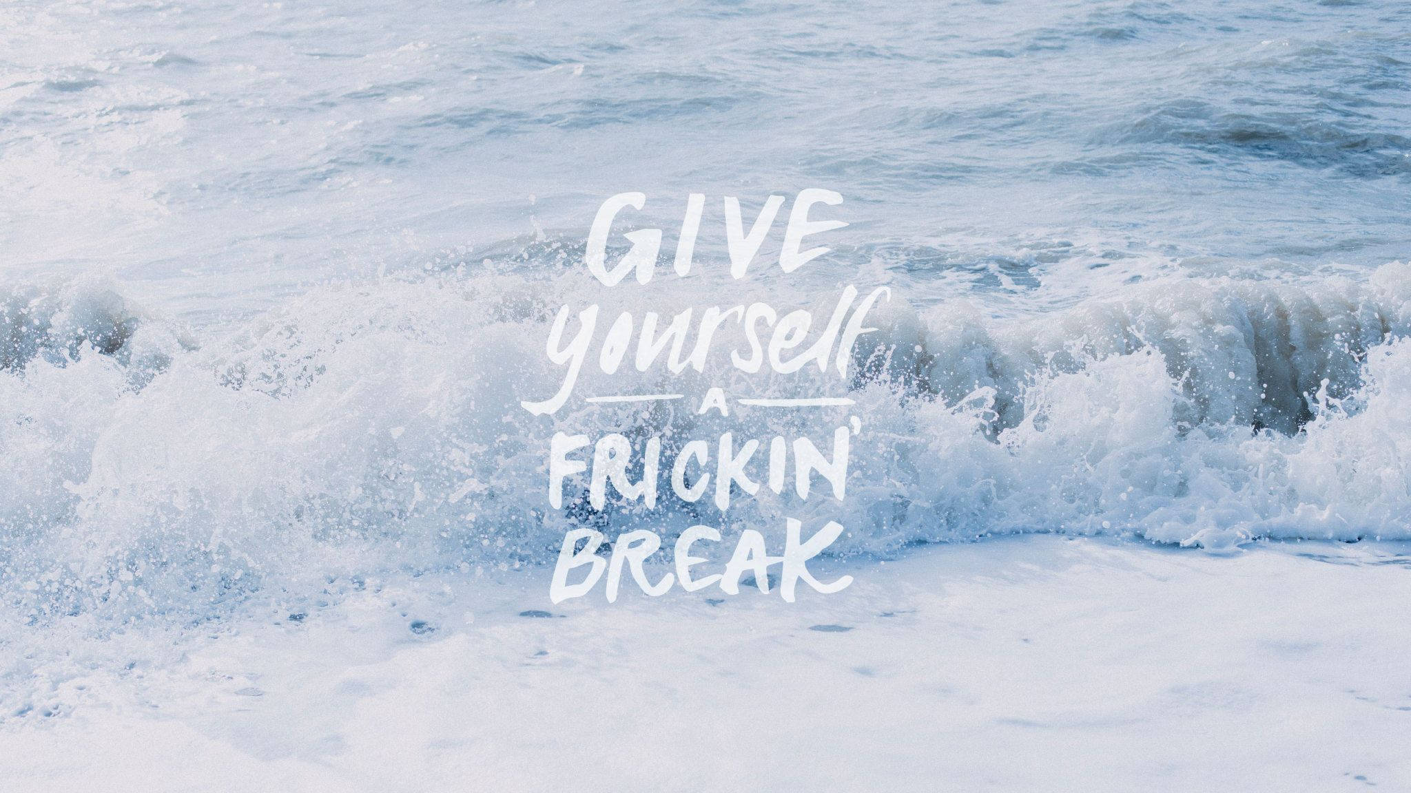 Frase Estética de Ola de Playa para el Verano Fondos de pantalla