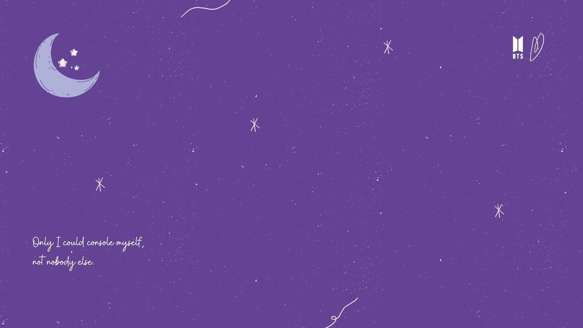 Frase Estética Púrpura de BTS Fondos de pantalla