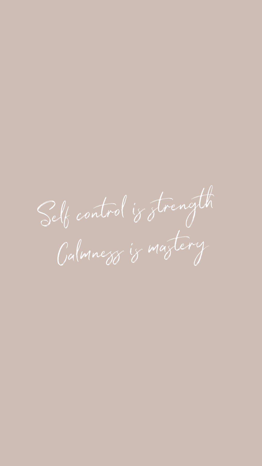 Frase motivacional en beige minimalista Fondos de pantalla