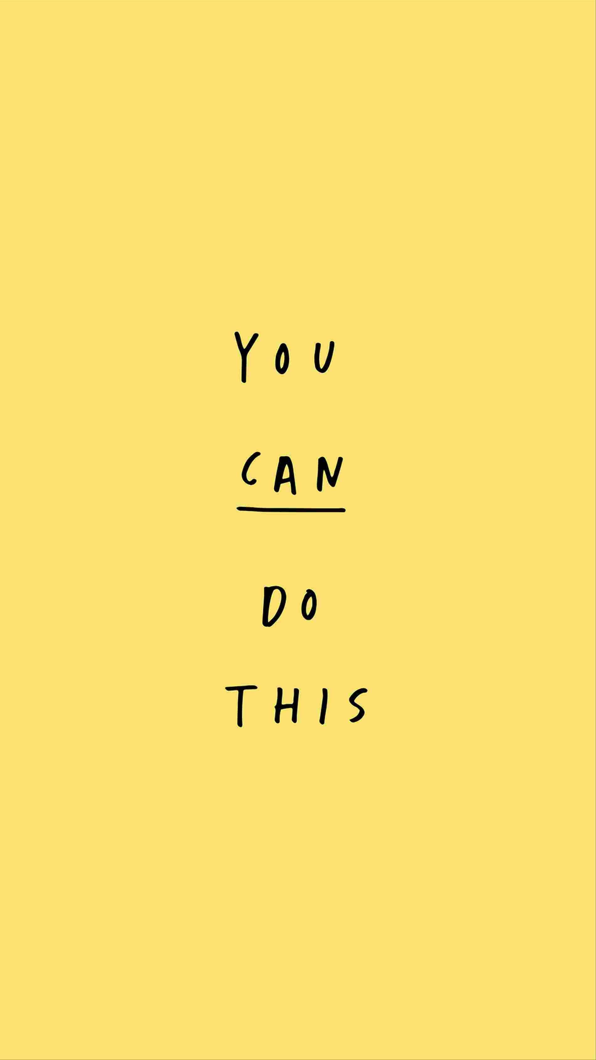 Frase Motivadora Estética Amarillo Pastel Fondos de pantalla