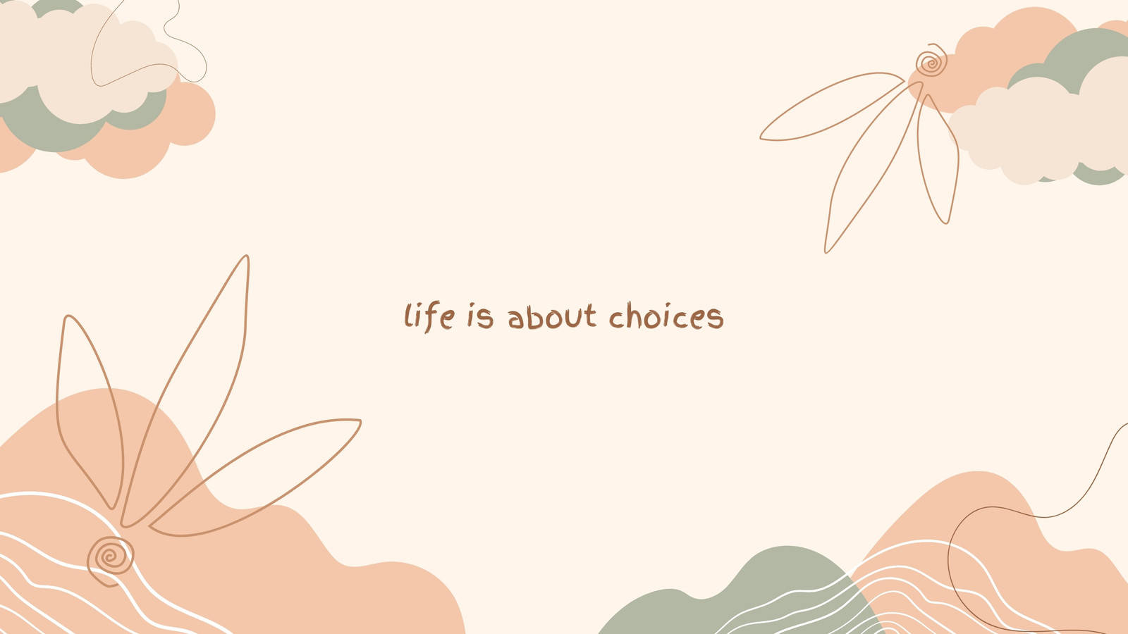 Frase Reflexiva Estética Simple Fondos de pantalla