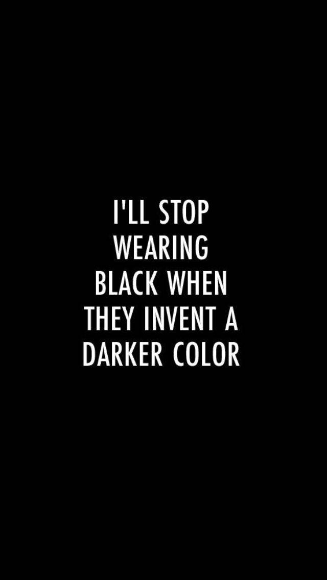 Frases en Blanco y Negro sobre Ropa Negra Fondos de pantalla