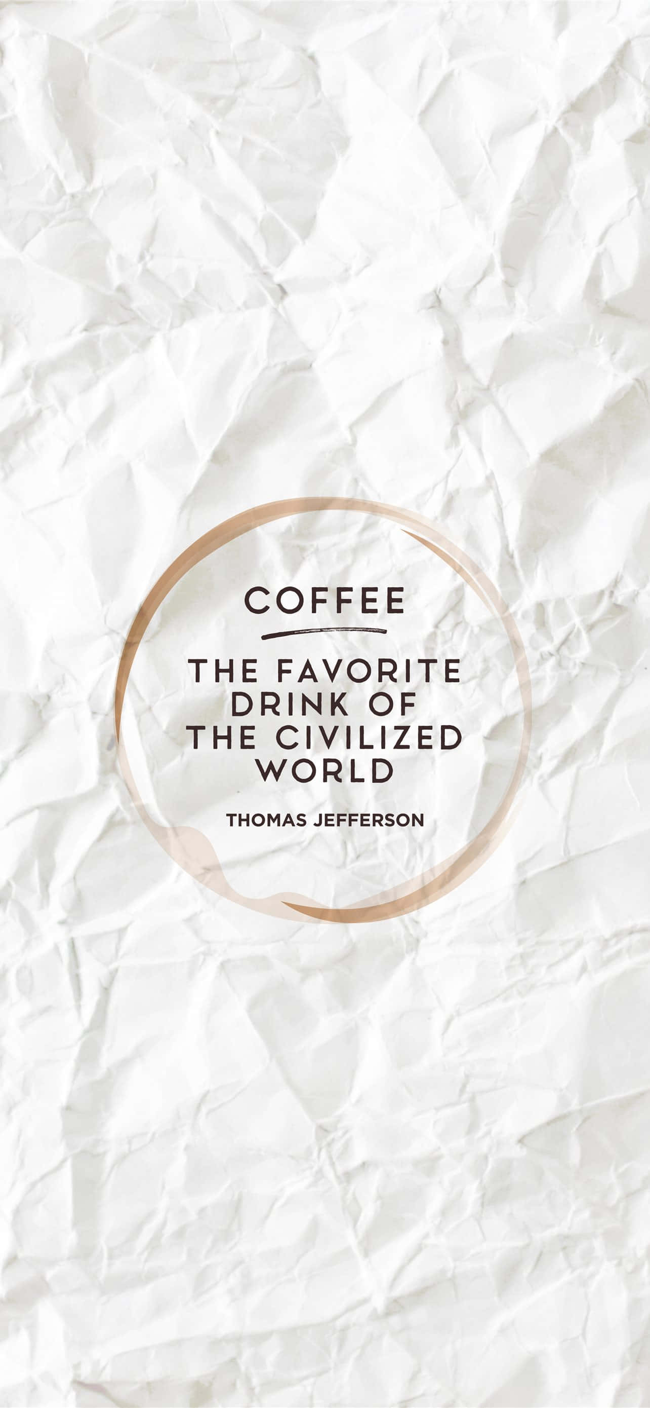 Frases en oro rosa Café Fondos de pantalla