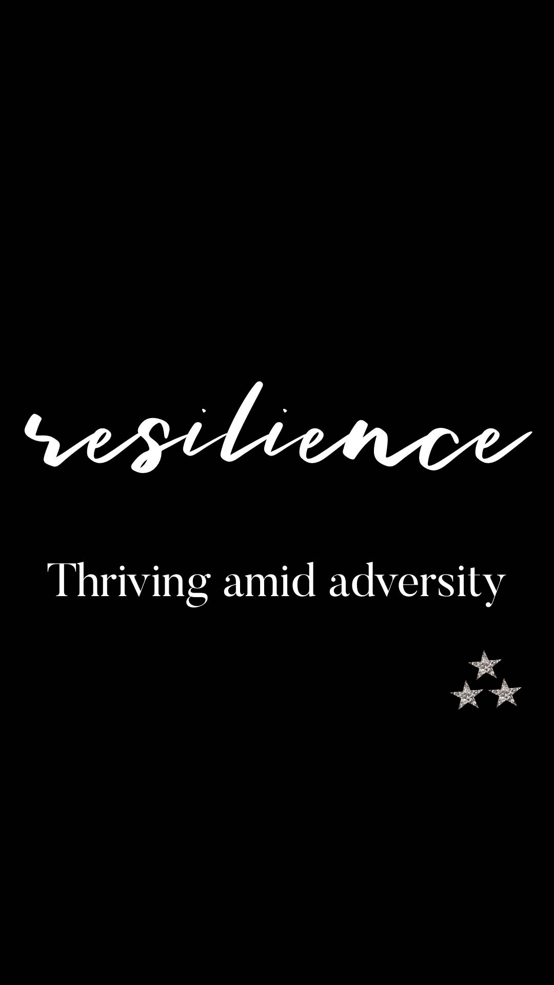 Frases Positivas de Resiliencia en Negro Fondos de pantalla