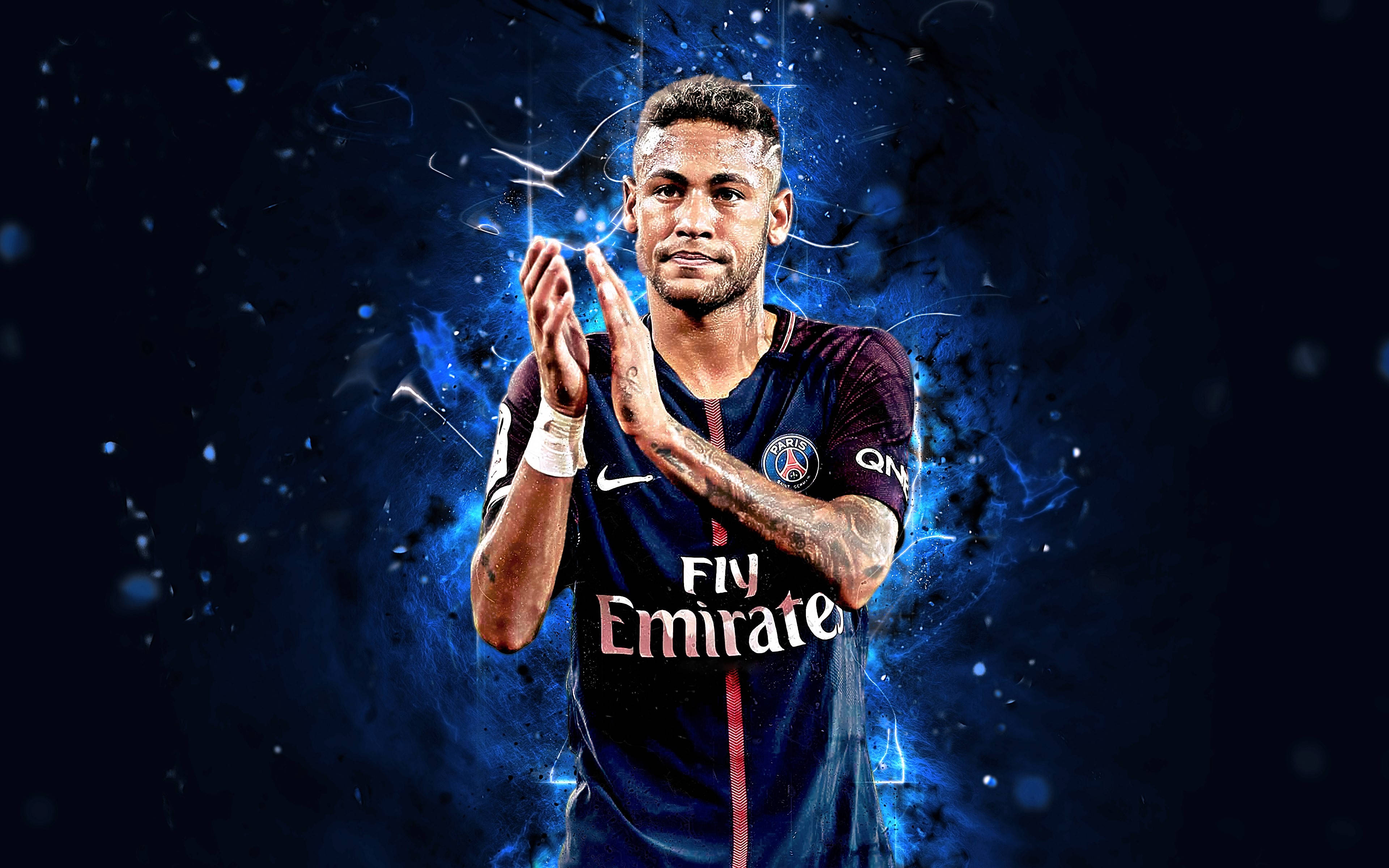 Frío Neymar Jr. Aplaudiendo Fondos de pantalla